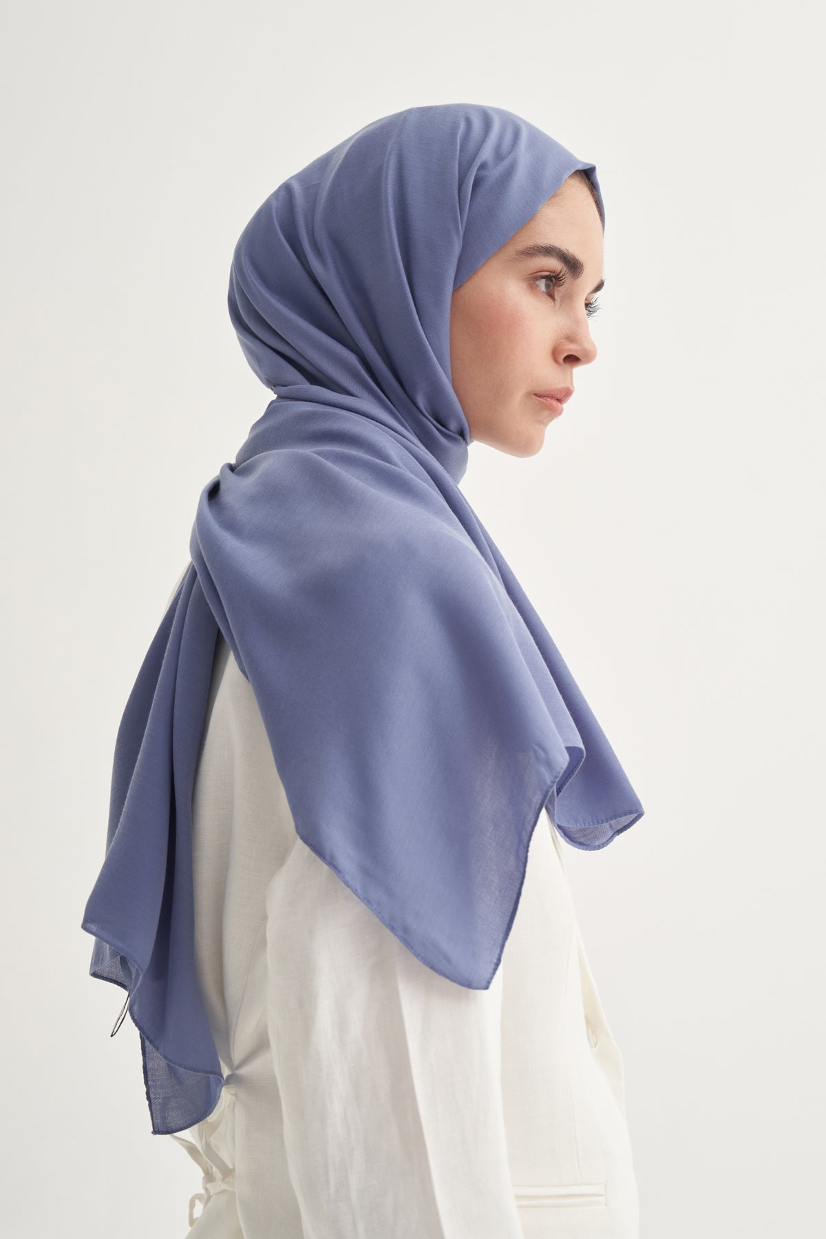 CHANTOUK DOUBLE-SIDED SILK SCARF