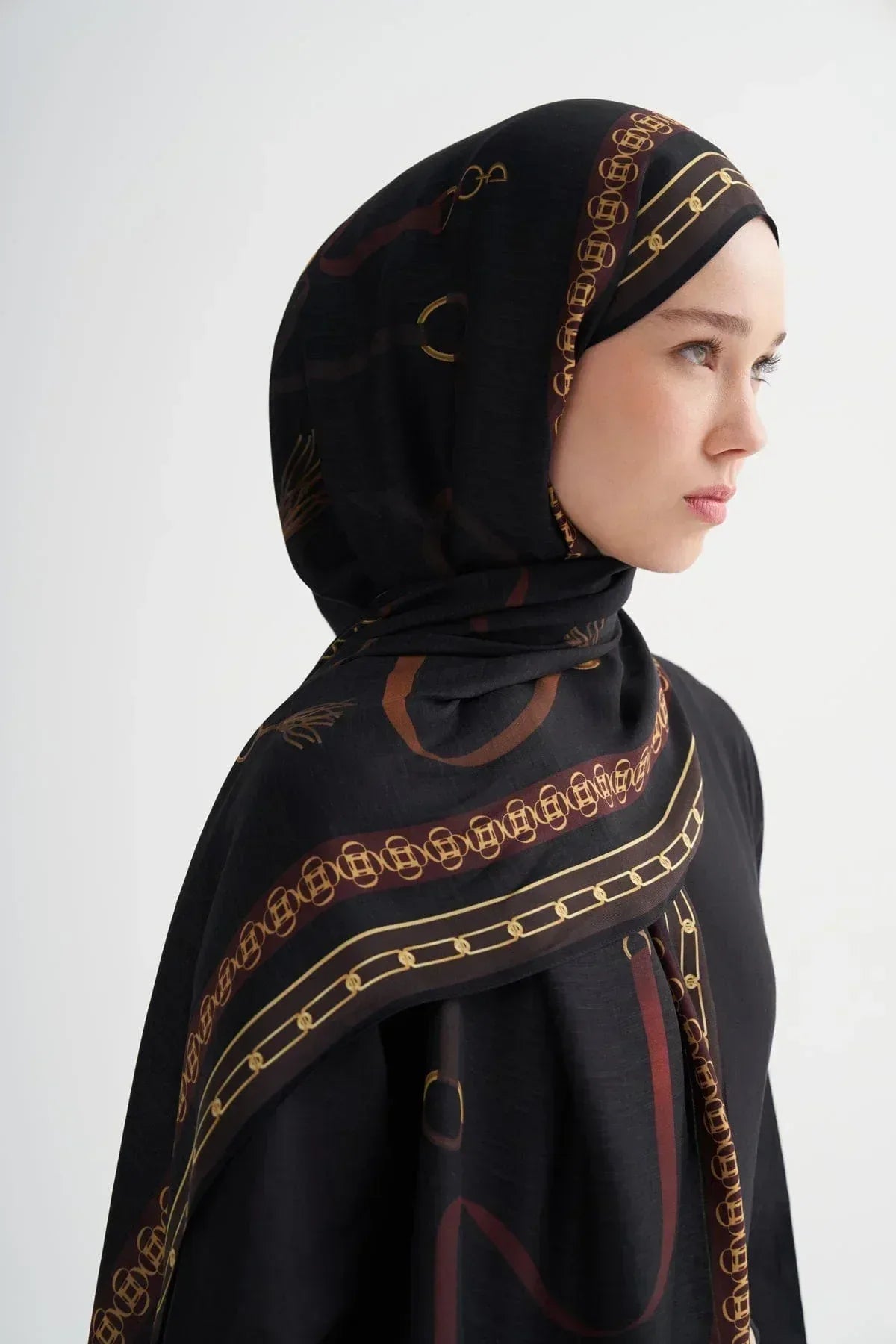 alvena-incira-viscose-scarf-black-5057 - Carell Hijab