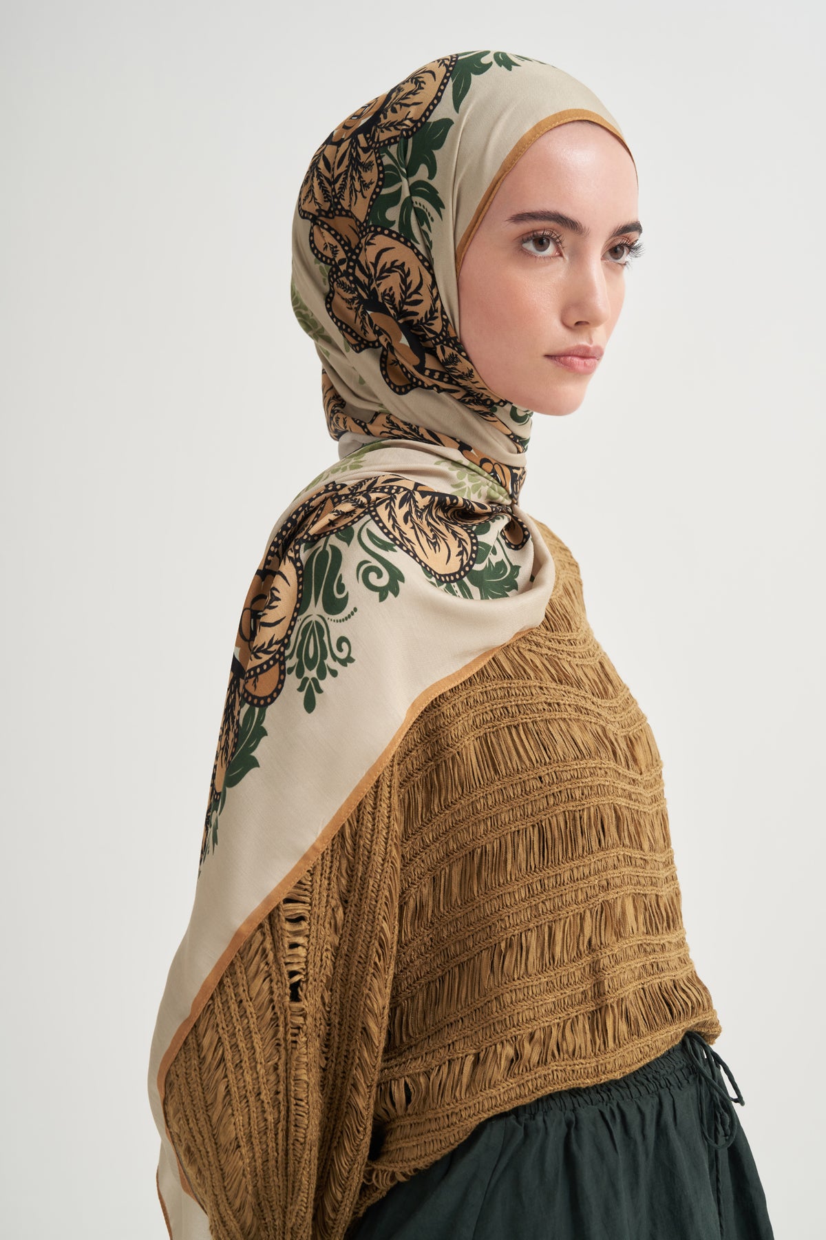 Alvena Incira Viscose Scarf Cream
