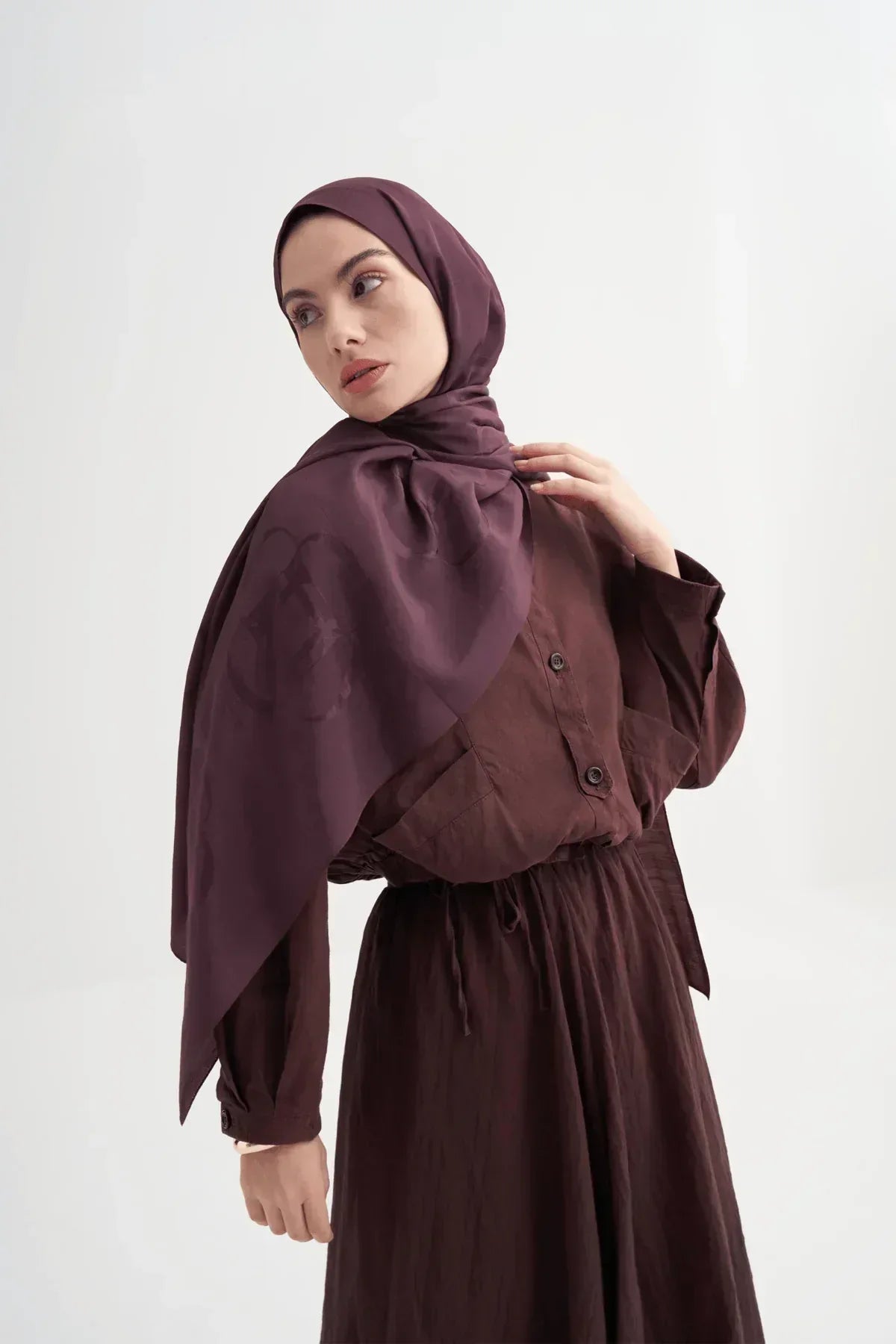 aura-pattern-rina-viscose-scarf-eggplant-purple-5127 - Carell Hijab