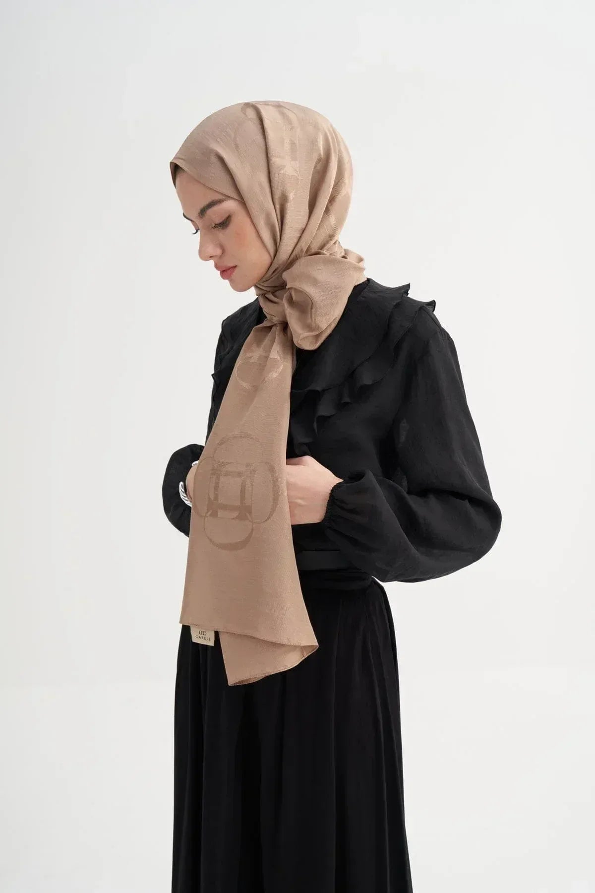 aura-pattern-rina-viscose-scarf-mink-4731 - Carell Hijab