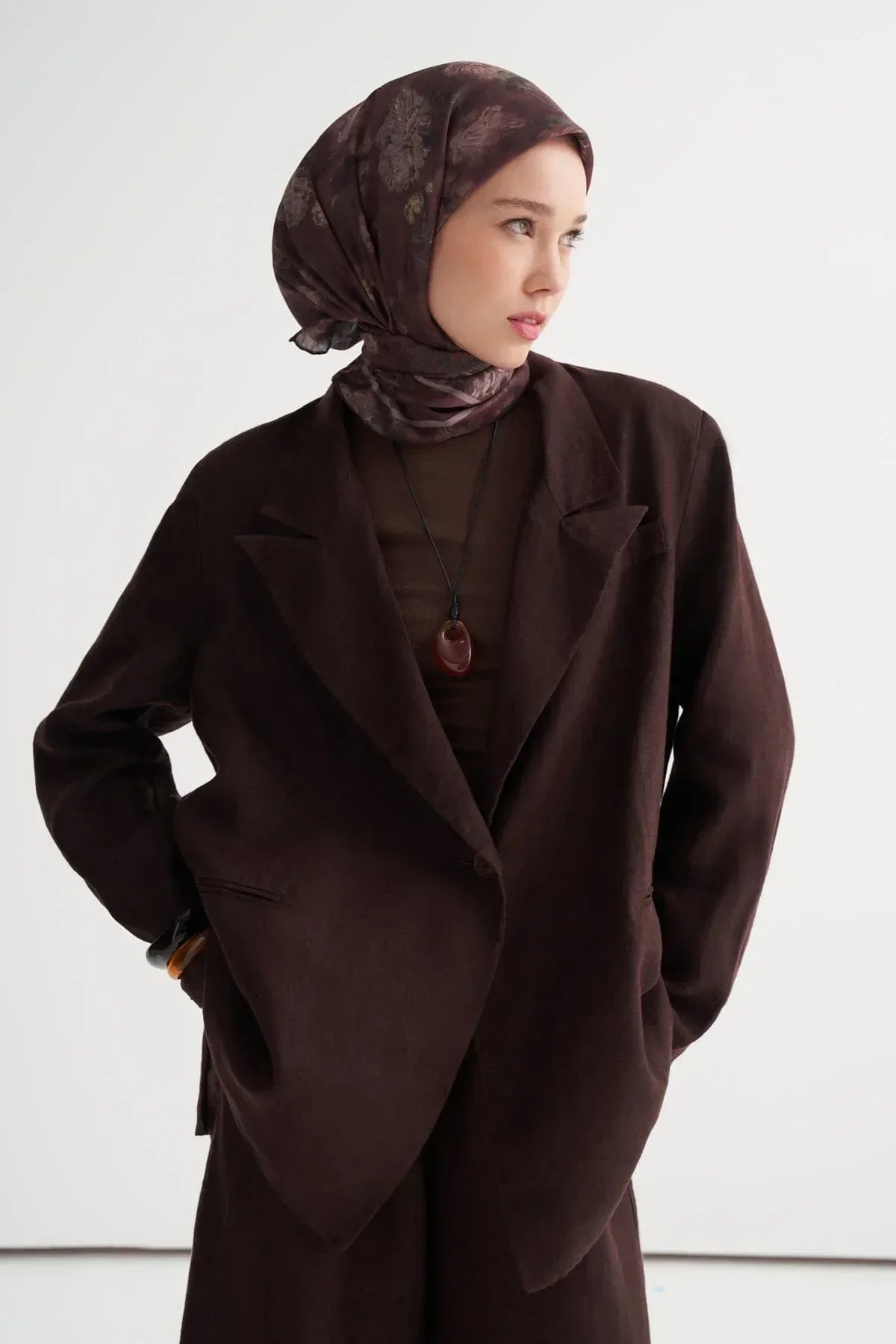 batik-soft-scarf-brown-4928 - Carell Hijab