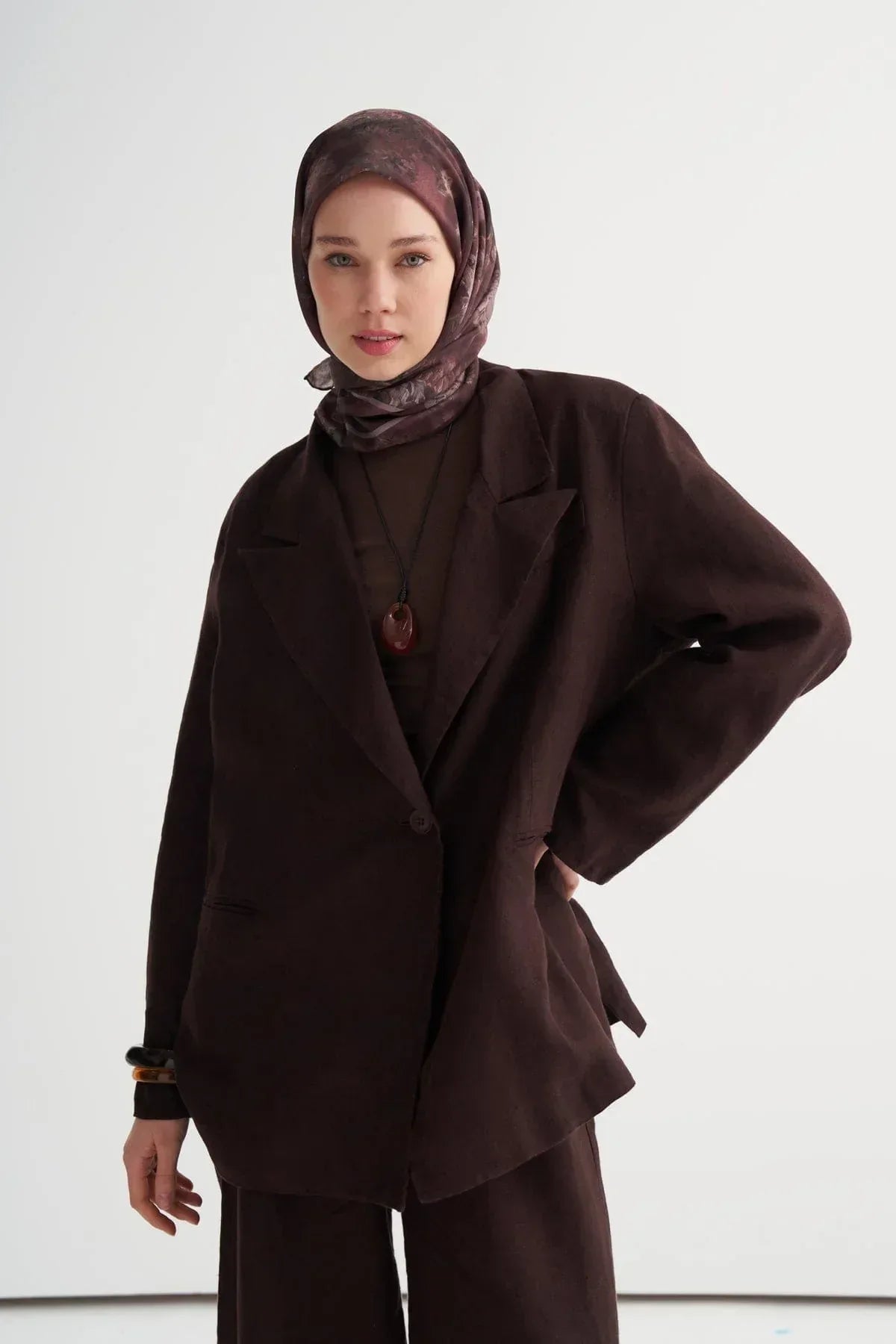 batik-soft-scarf-brown-4929 - Carell Hijab