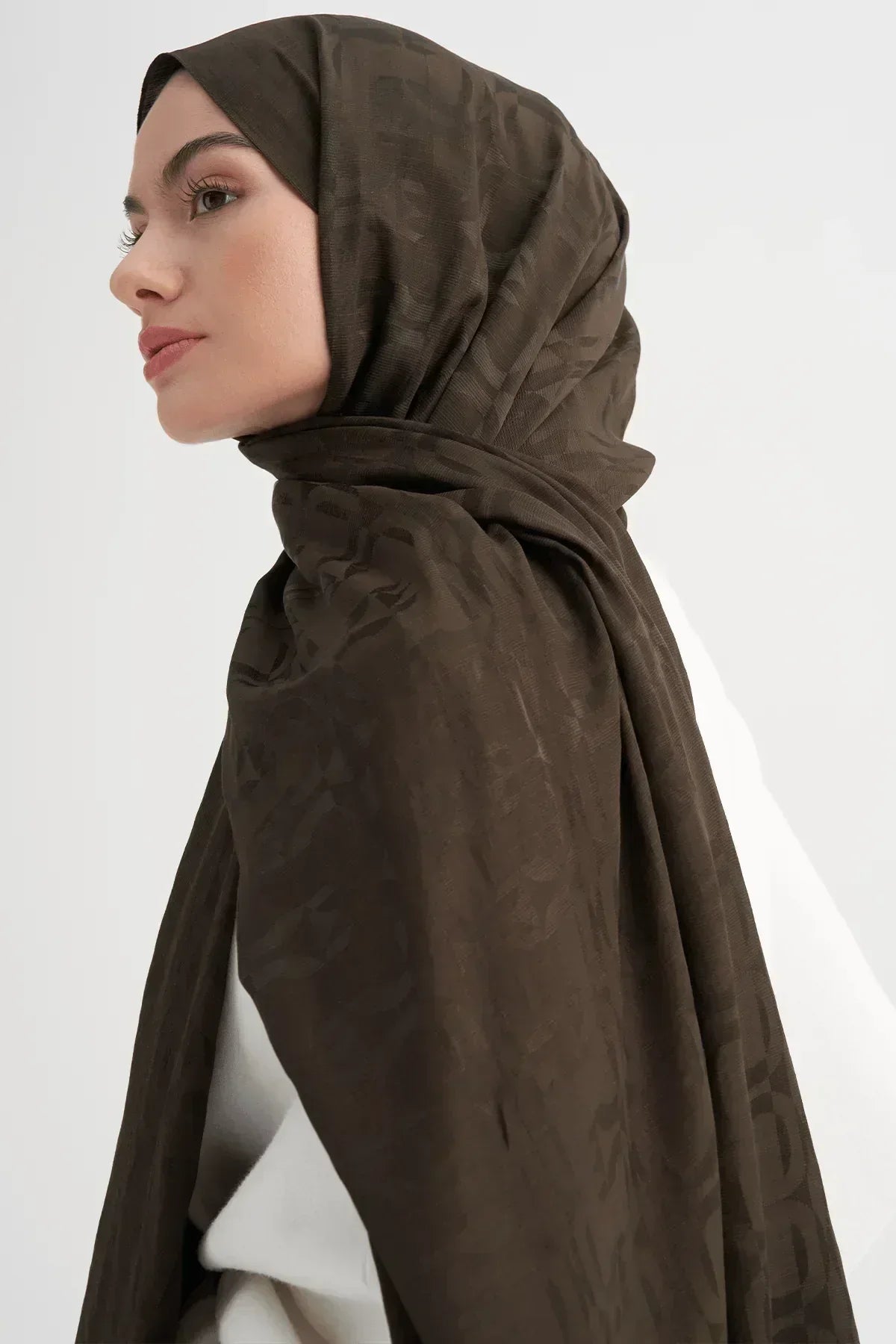 blok-pattern-rina-viscose-scarf-army-green-4559 - Carell Hijab