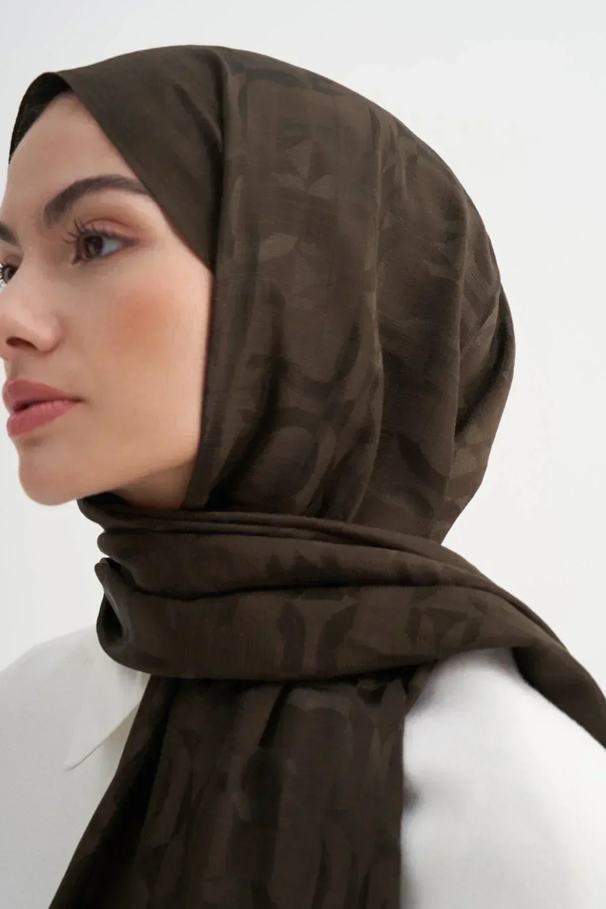 blok-pattern-rina-viscose-scarf-army-green-4707 - Carell Hijab