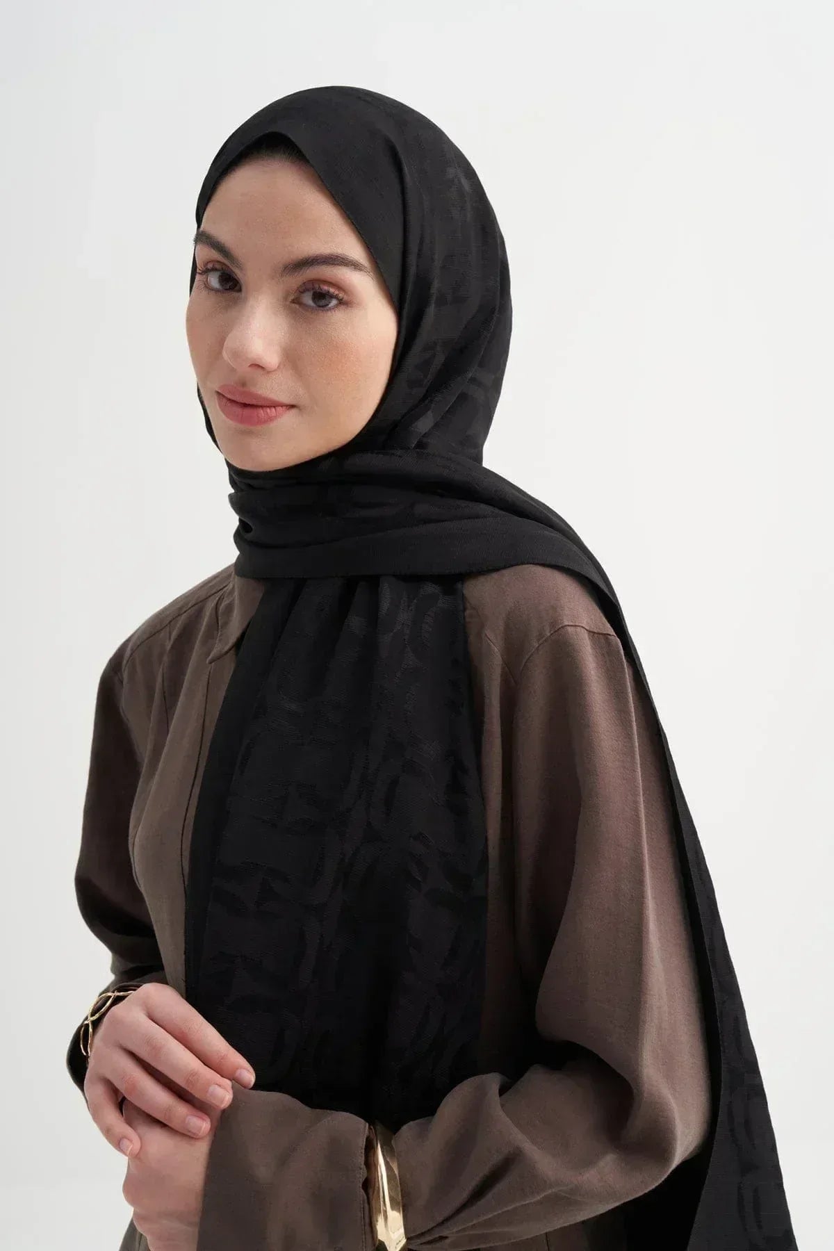 blok-pattern-rina-viscose-scarf-black-4671 - Carell Hijab