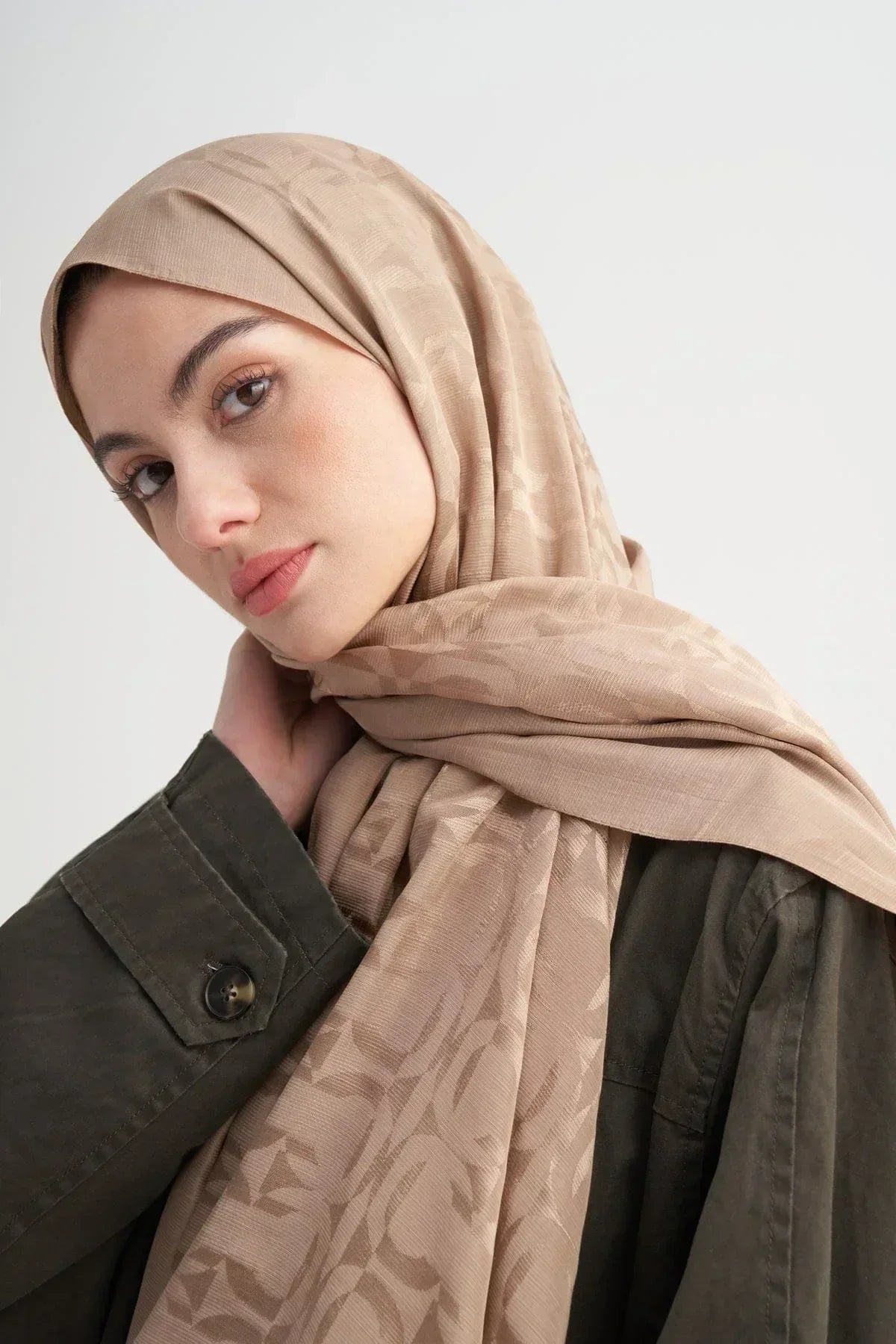 blok-pattern-rina-viscose-scarf-mink-4728 - Carell Hijab
