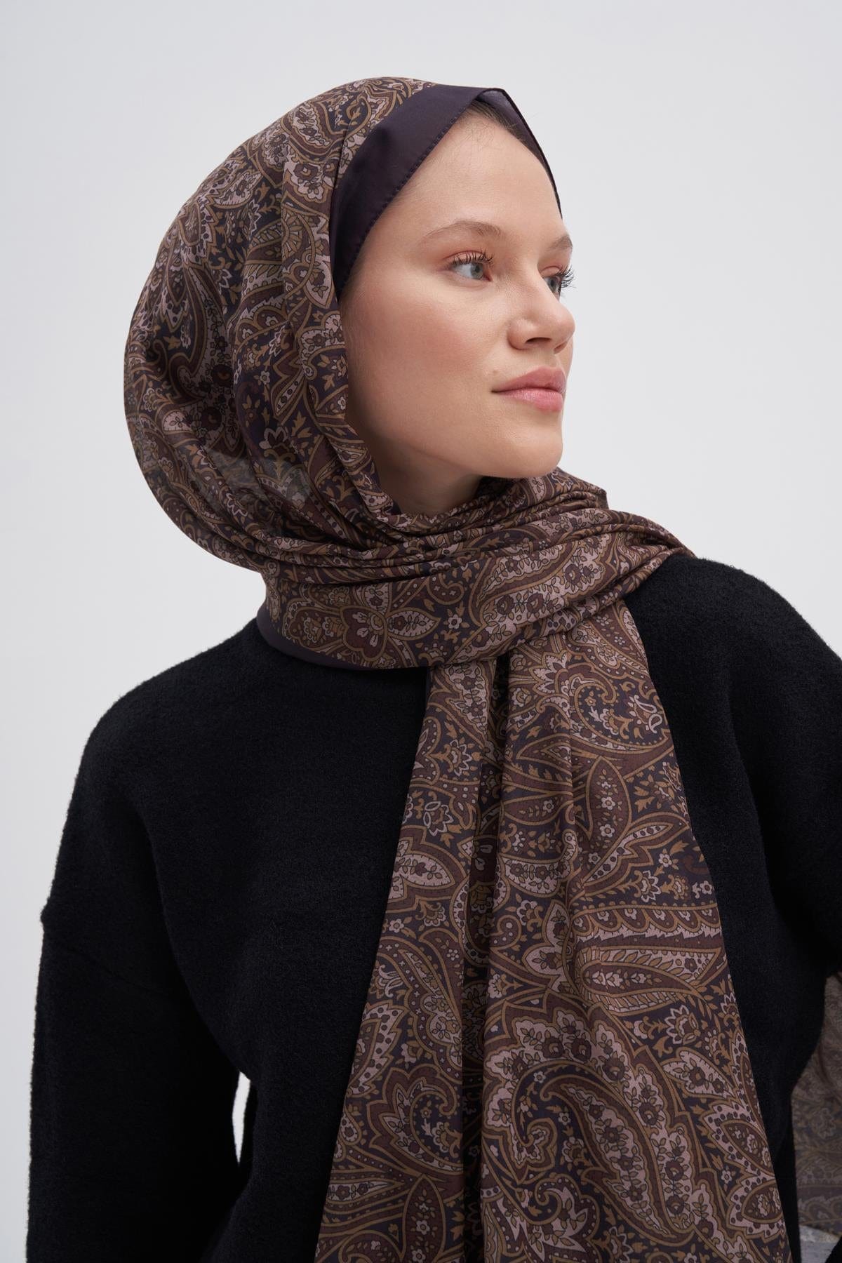 Bloom Nilla Cotton Scarf Mink