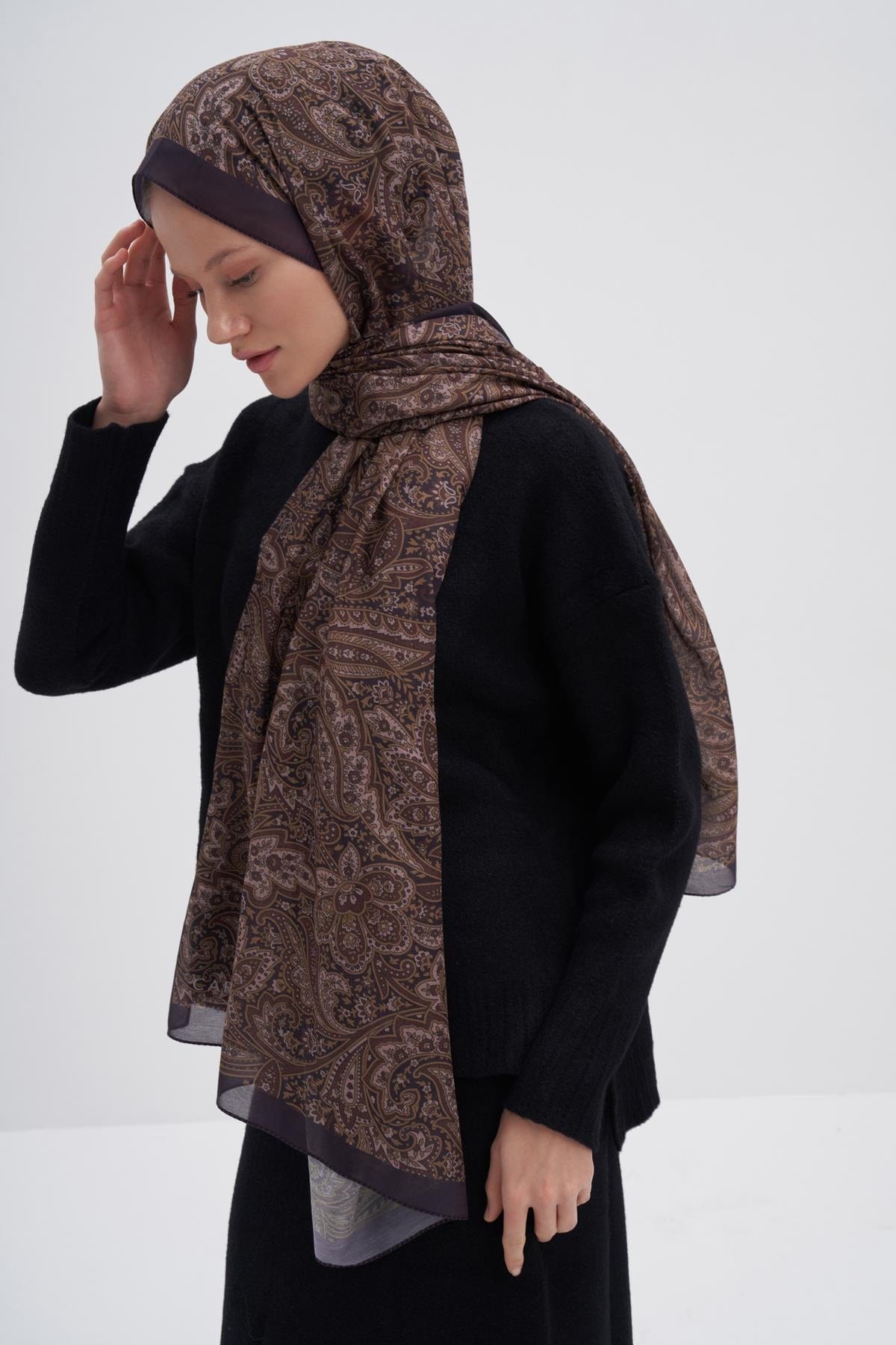 Bloom Nilla Cotton Scarf Mink