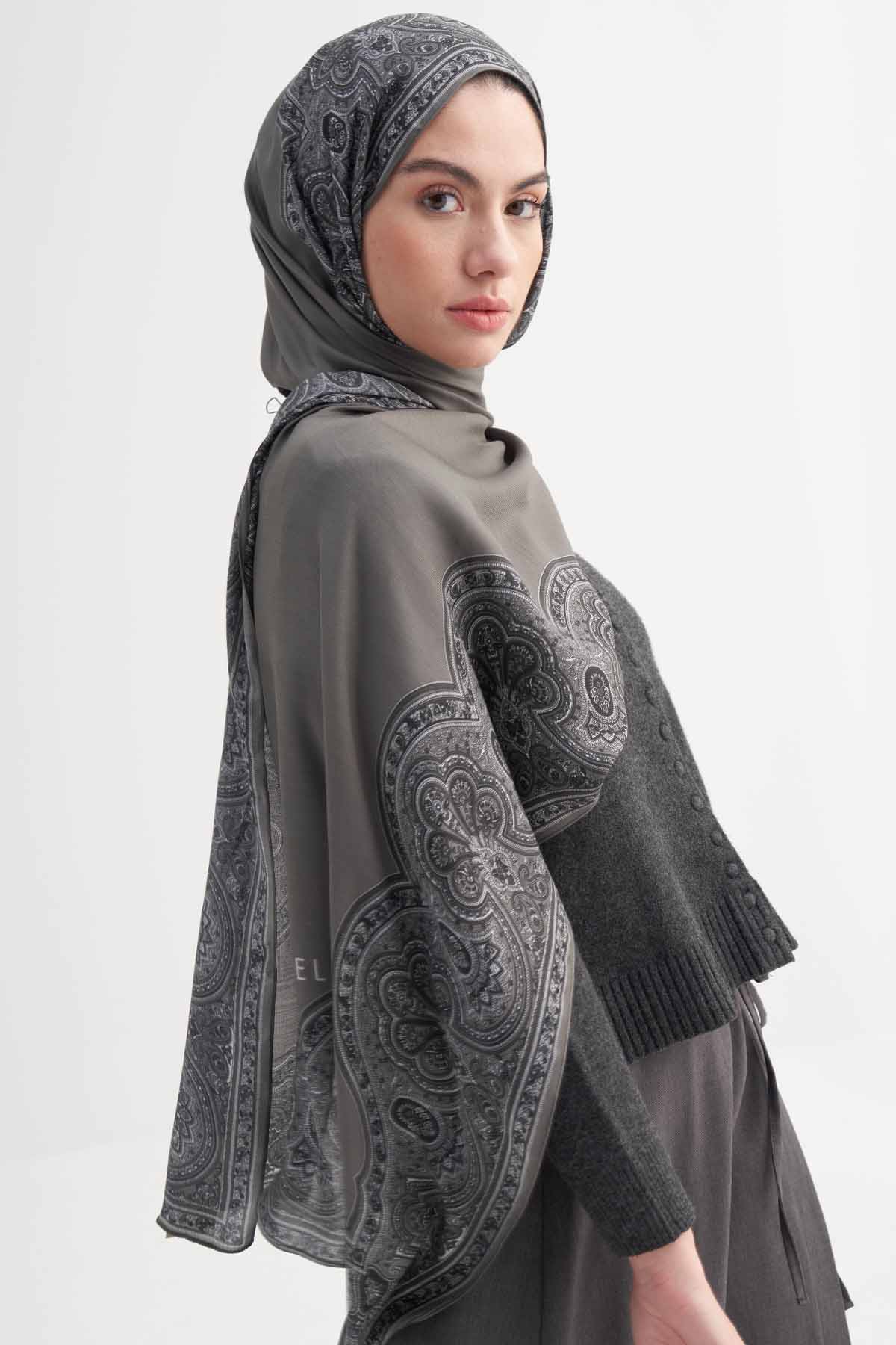 Breeze Incira Viscose Scarf Gray