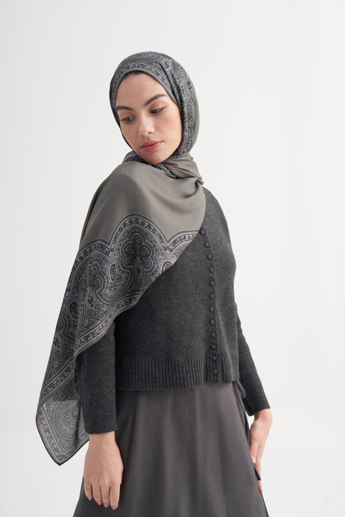 Breeze Incira Viscose Scarf Gray