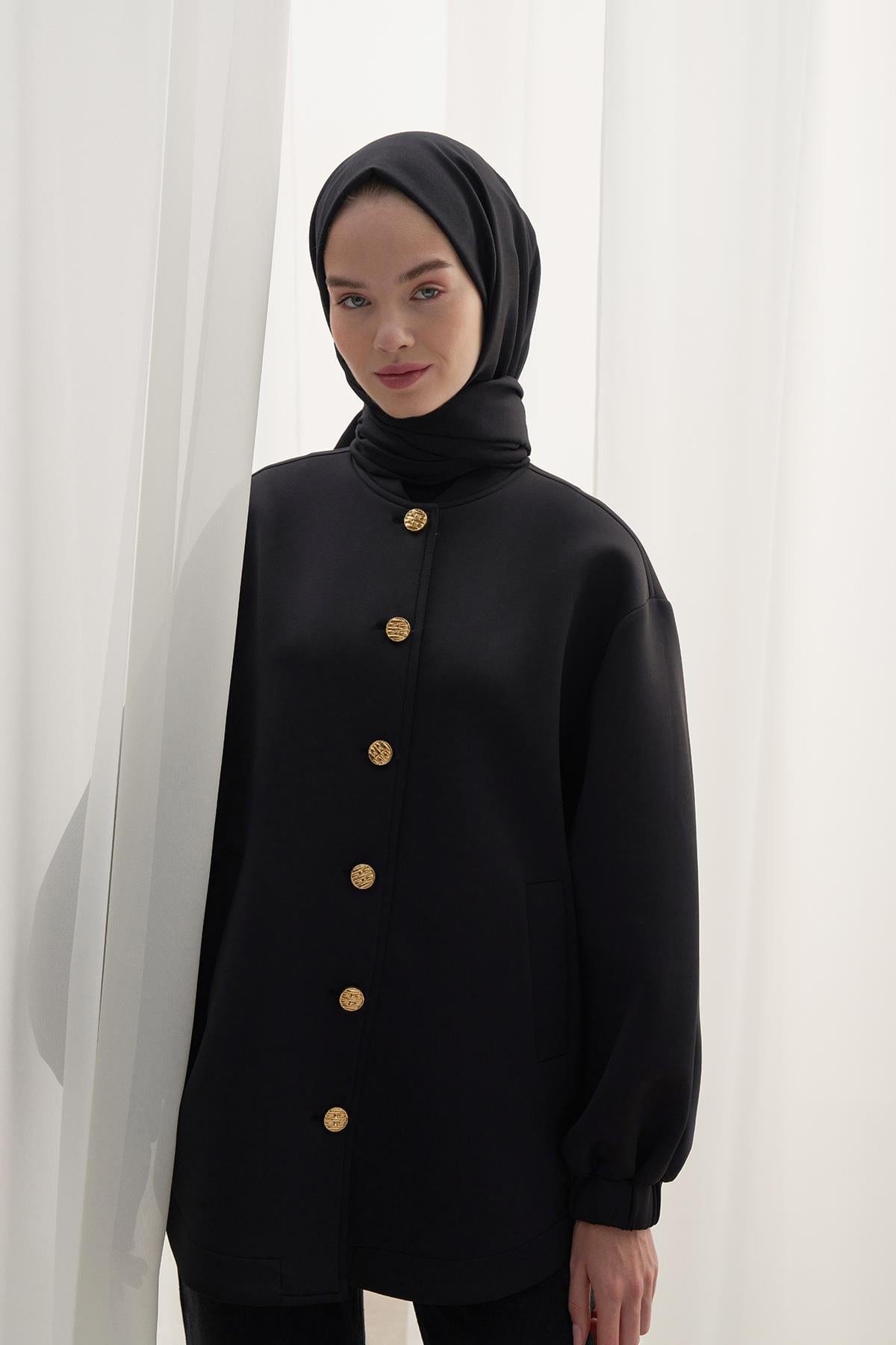 Compact Soft Scarf Black