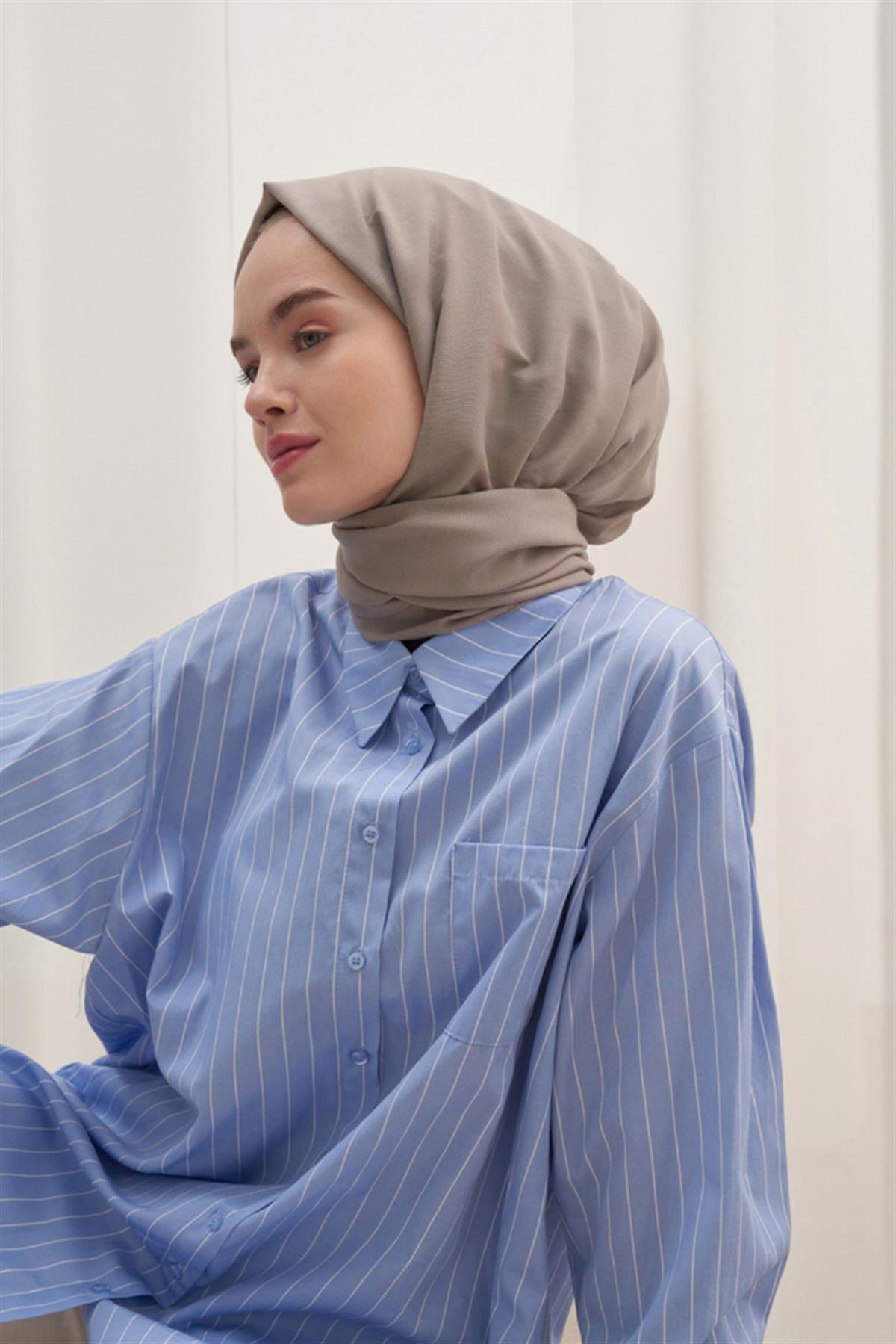 Compact Soft Scarf Smoky