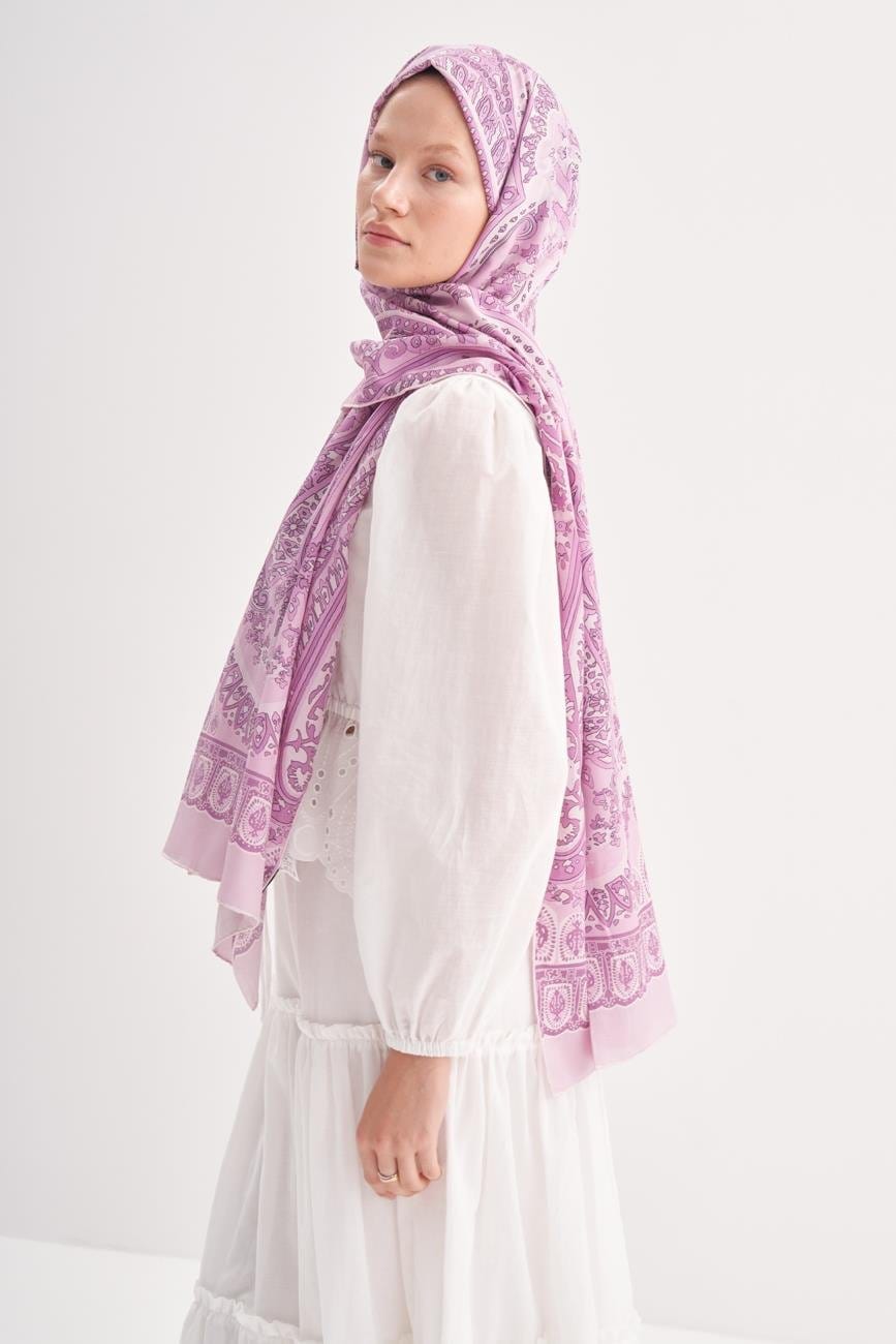 Dreams Comfy Silk Scarf Lilac
