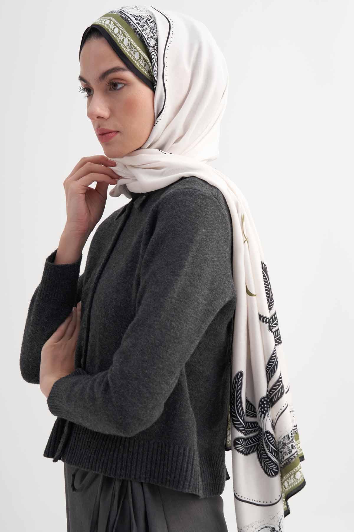 elara-incira-viscose-scarf-ecru-4590 - Carell Hijab