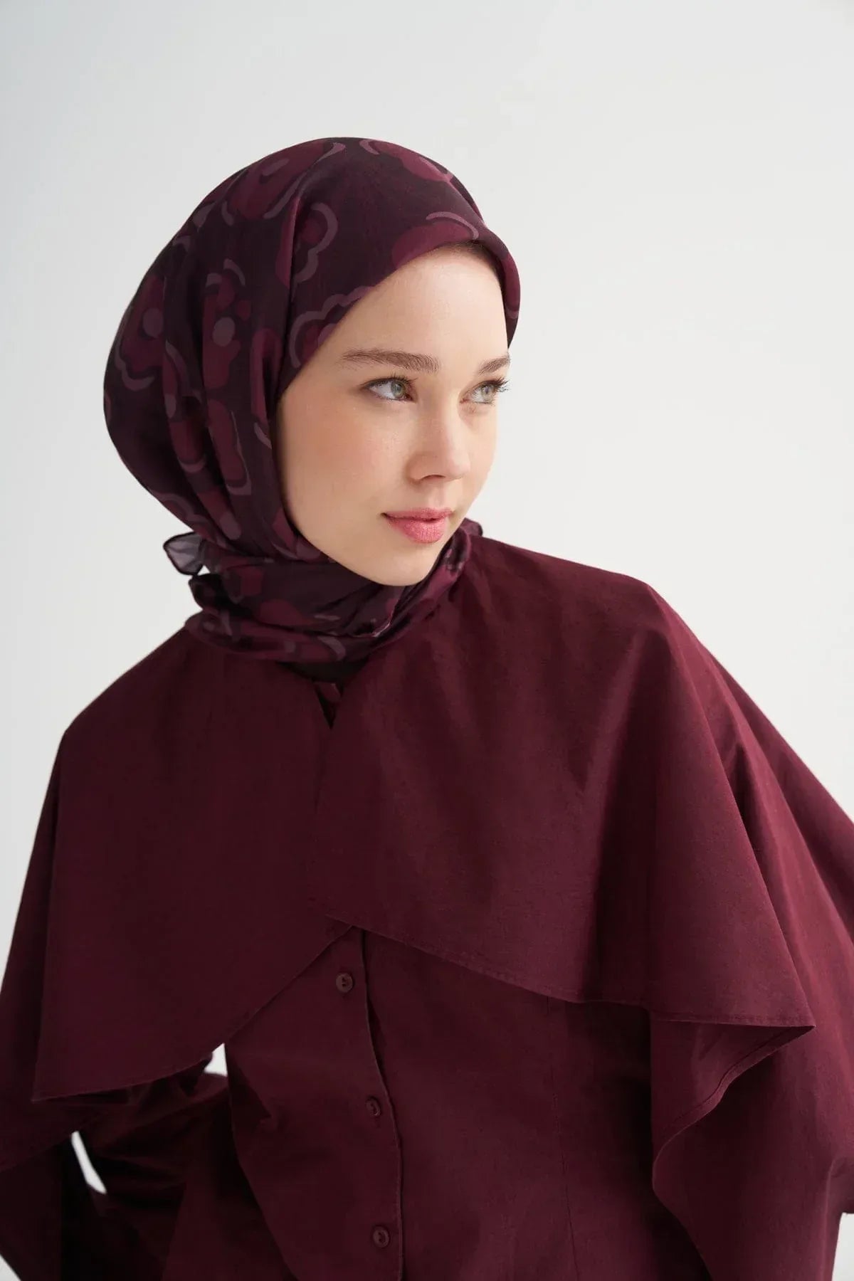 elori-soft-scarf-burgundy-4974 - Carell Hijab