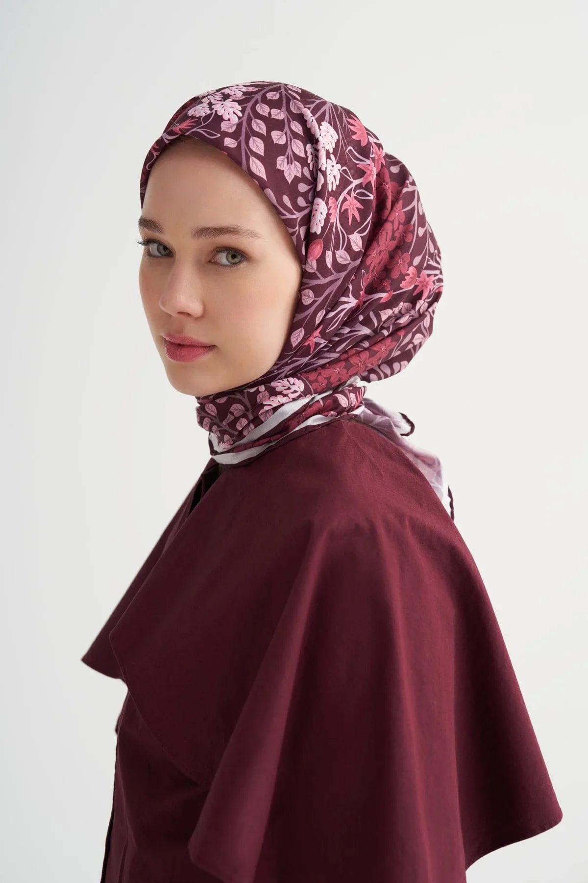 Else Soft Scarf Plum - Carell Hijab