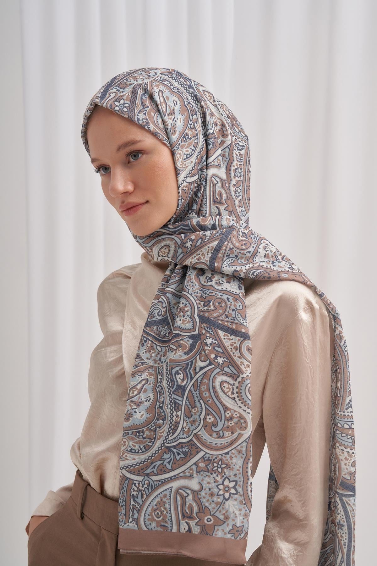 Ephesus Nilla Cotton Scarf Cream