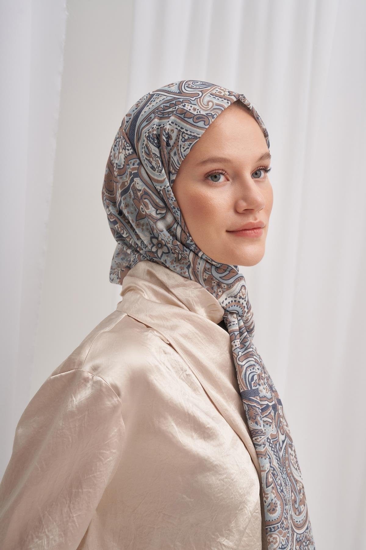 Ephesus Nilla Cotton Scarf Cream