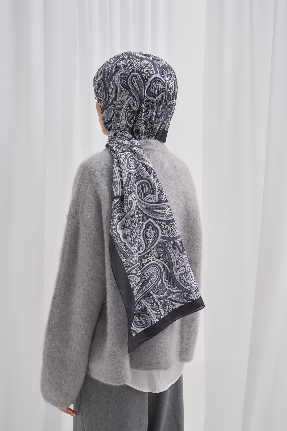 Ephesus Nilla Cotton Scarf Gray