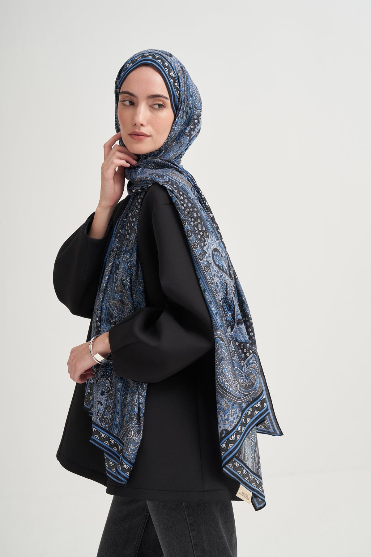 Etnic Incira Viscose Scarf Indigo