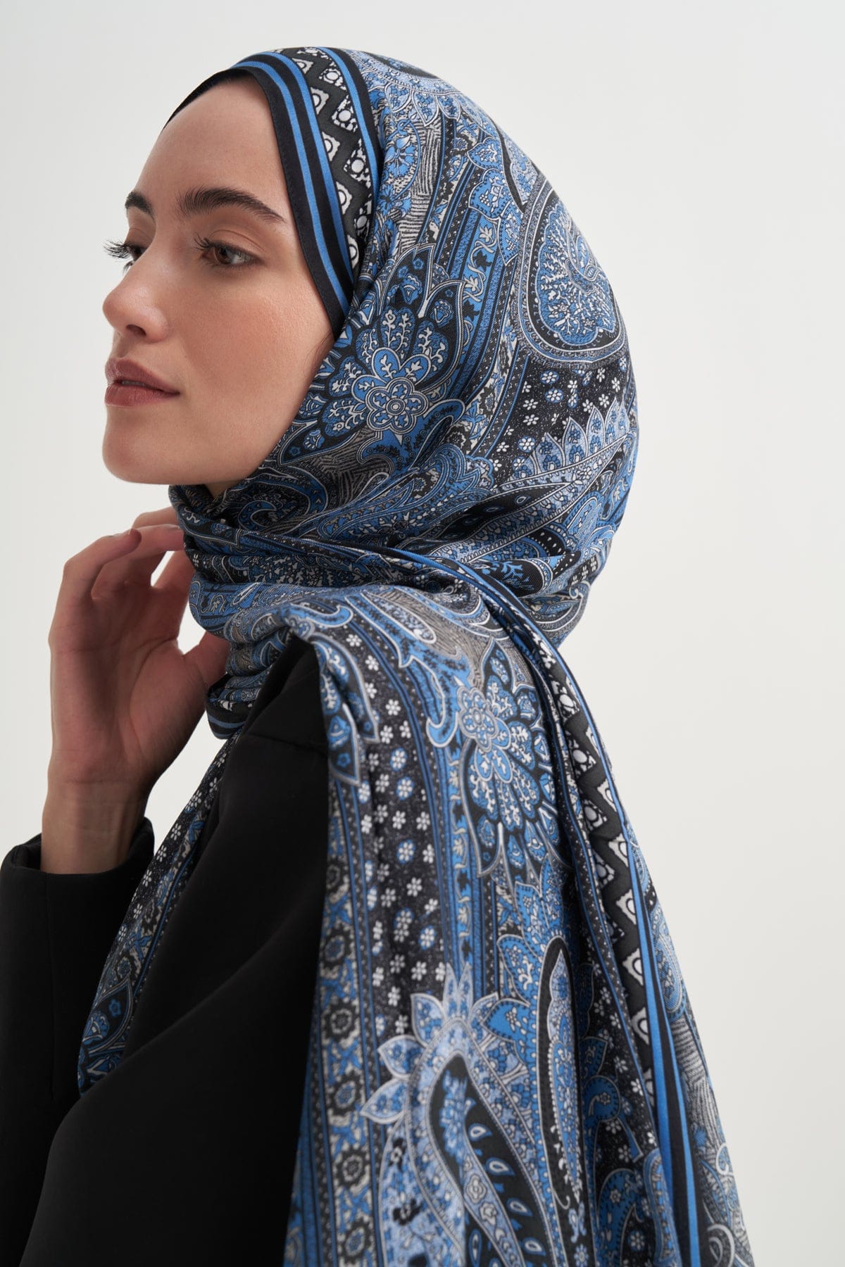 Etnic Incira Viscose Scarf Indigo