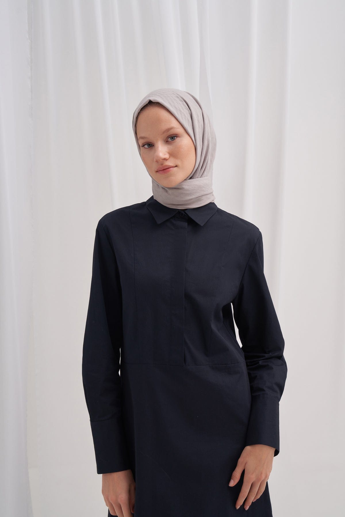 Fasone Modal Jacquard Scarf Smoky