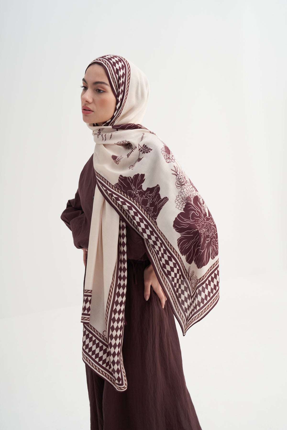 Fiora Incira Viscose Scarf Cream