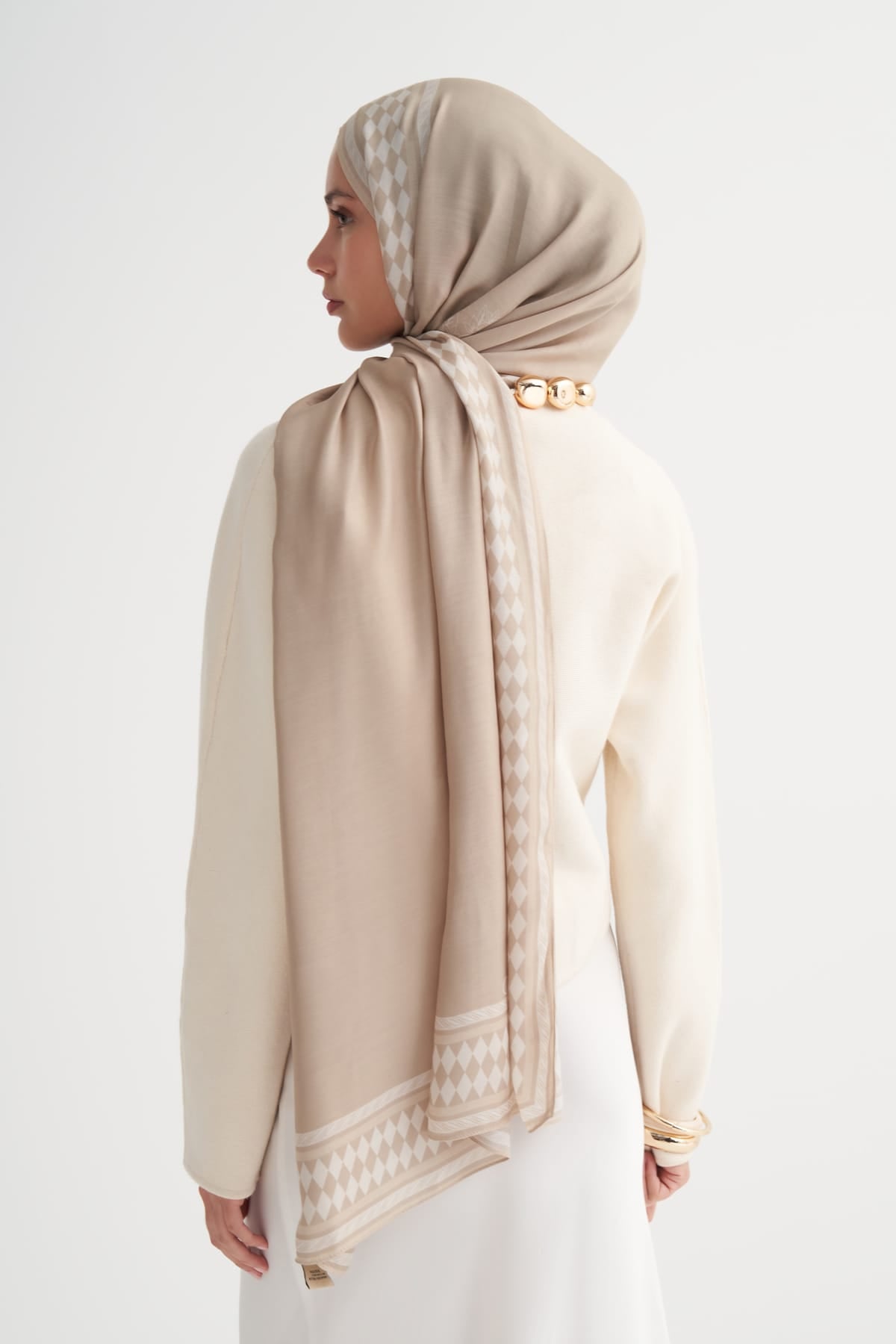 Fiora Incira Viscose Scarf Mink