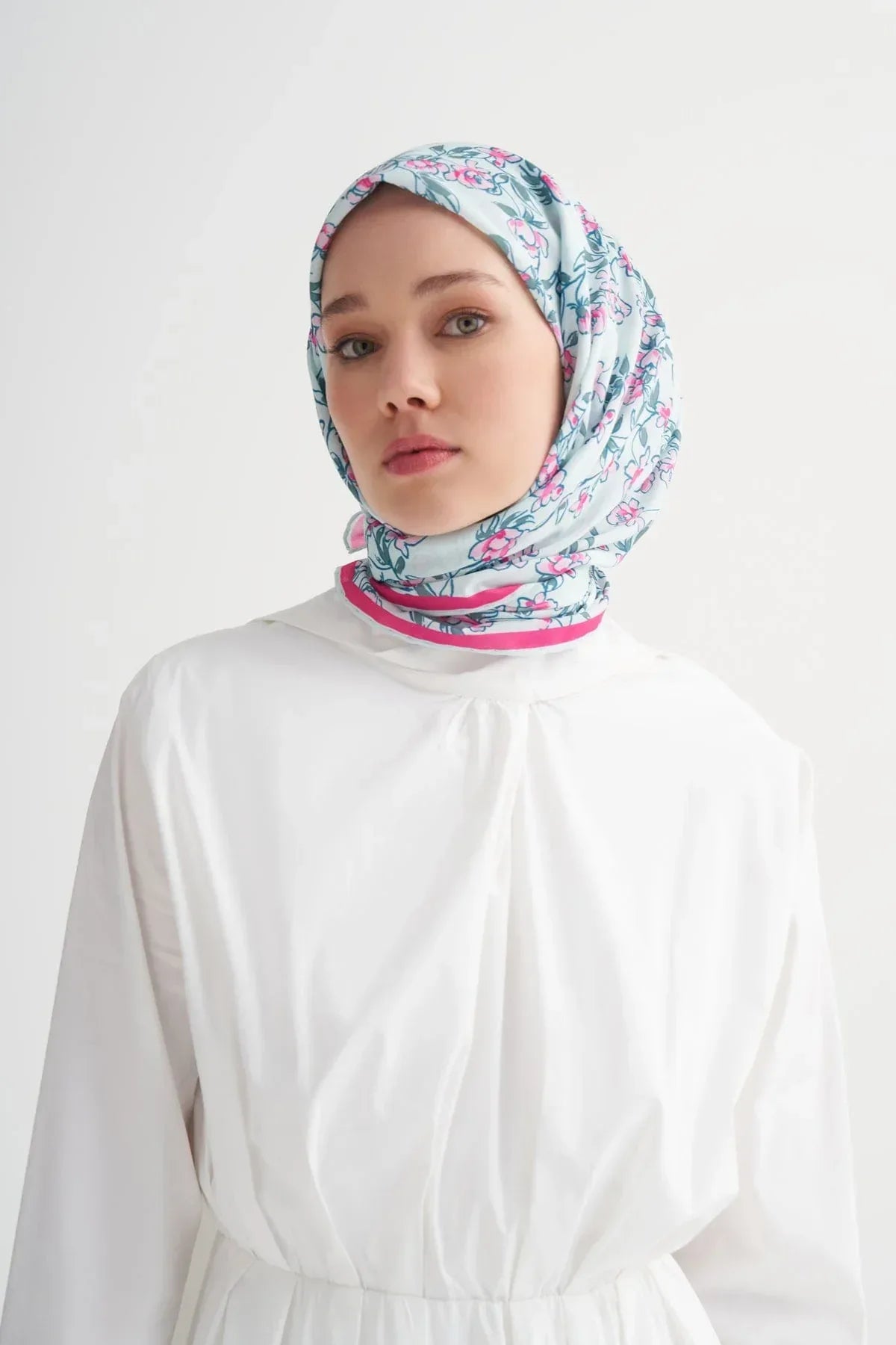 florina-soft-scarf-turquoise-5003 - Carell Hijab
