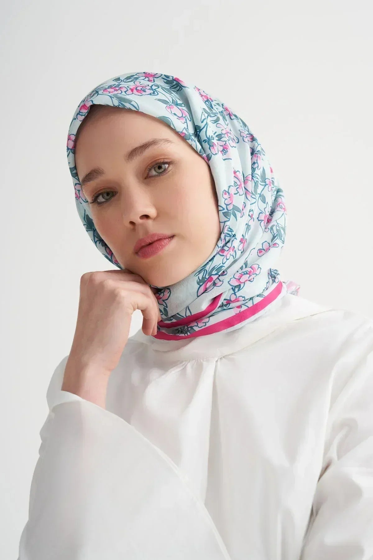 florina-soft-scarf-turquoise-5004 - Carell Hijab
