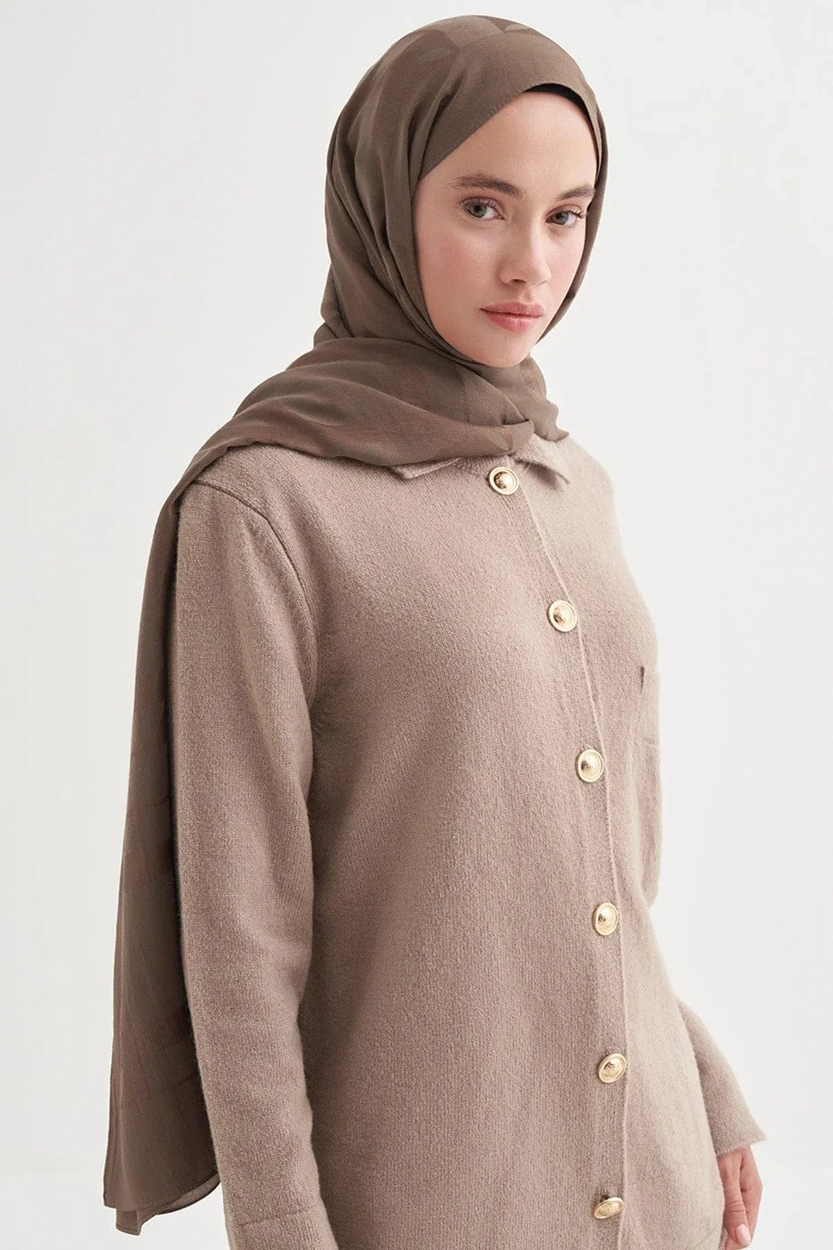 geometric-pattern-liora-cotton-scarf-mink-5460 - Carell Hijab