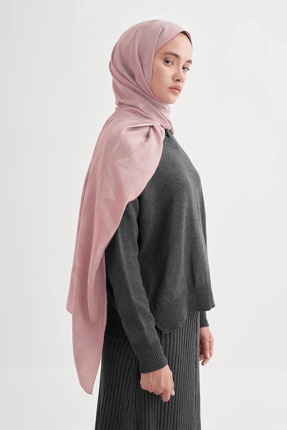 geometric-pattern-liora-cotton-scarf-pink-5517 - Carell Hijab