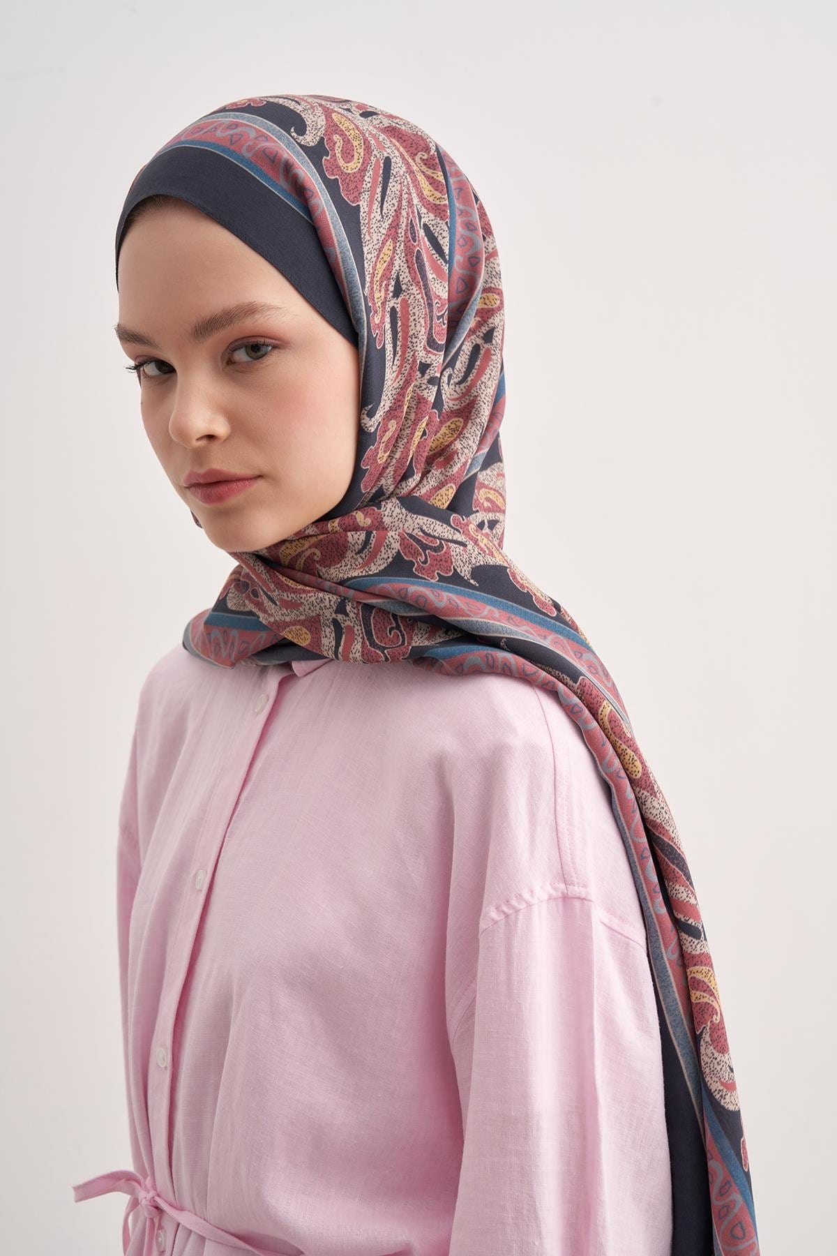 Glow Vela Viscose Scarf Soft Pink