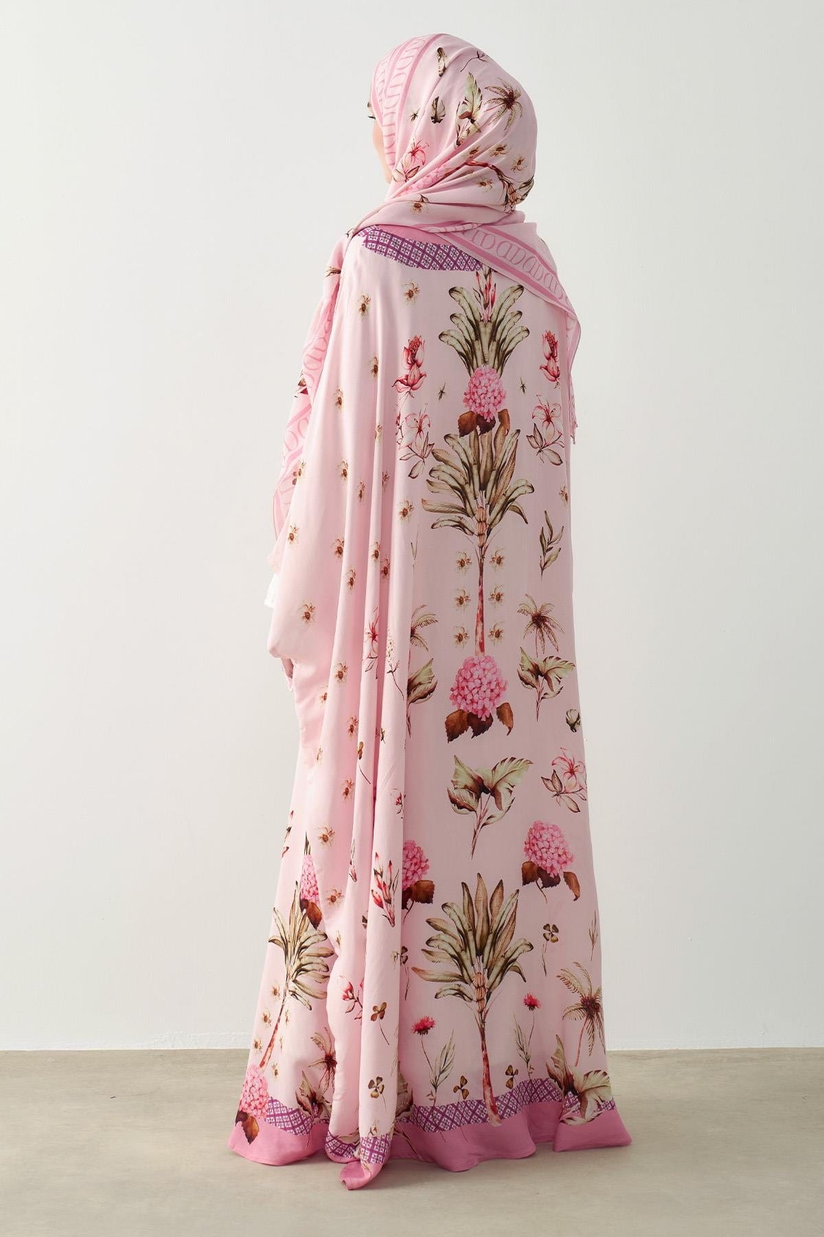 Glow Viscose Abaya Candy Pink