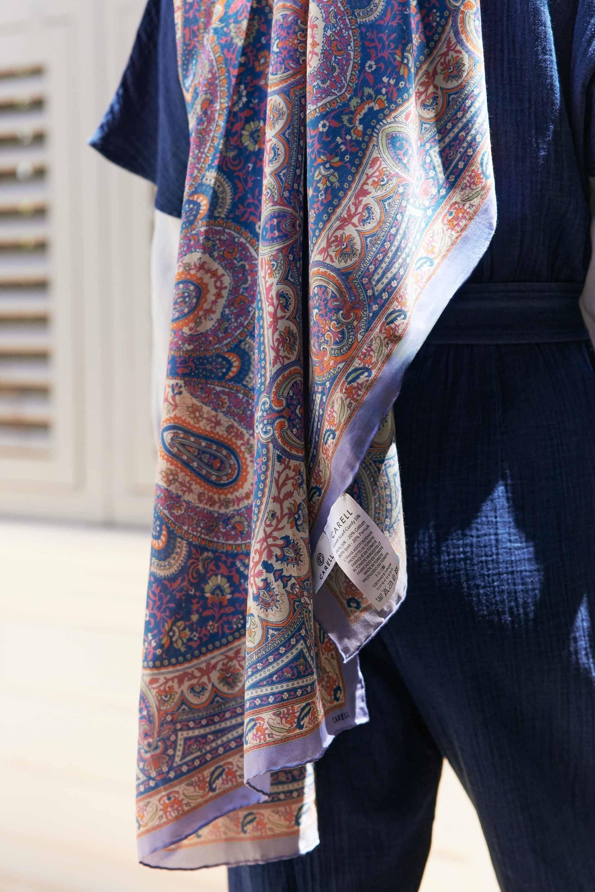 Harmony Comfy Silk Scarf Lilac
