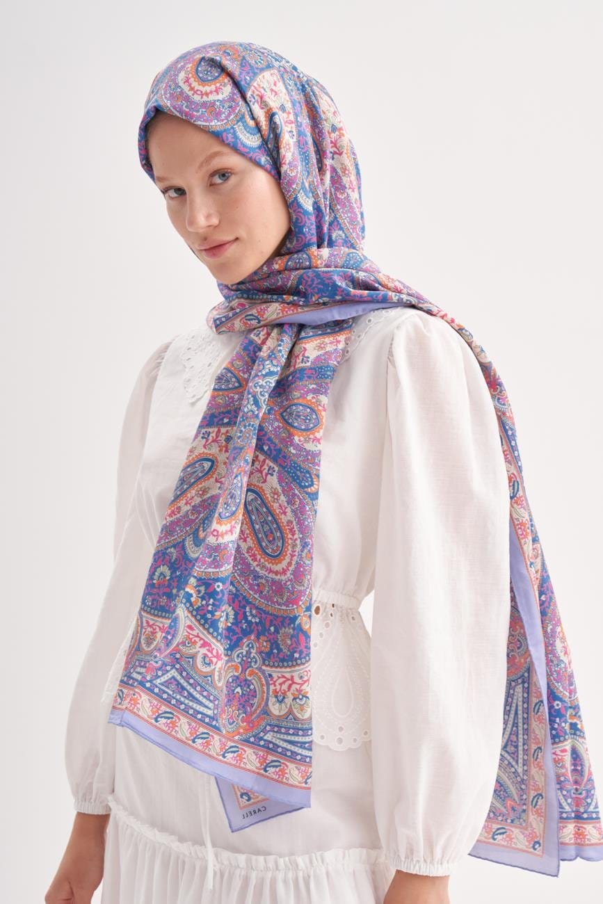Harmony Comfy Silk Scarf Lilac