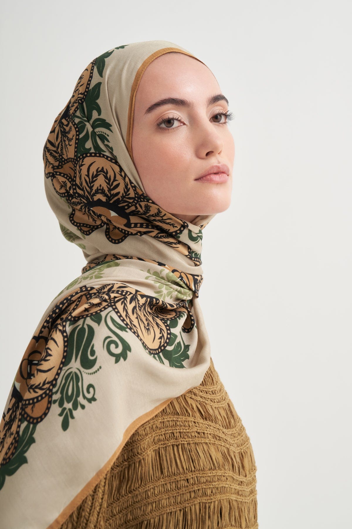 Jasmina Incira Viscose Scarf Mink