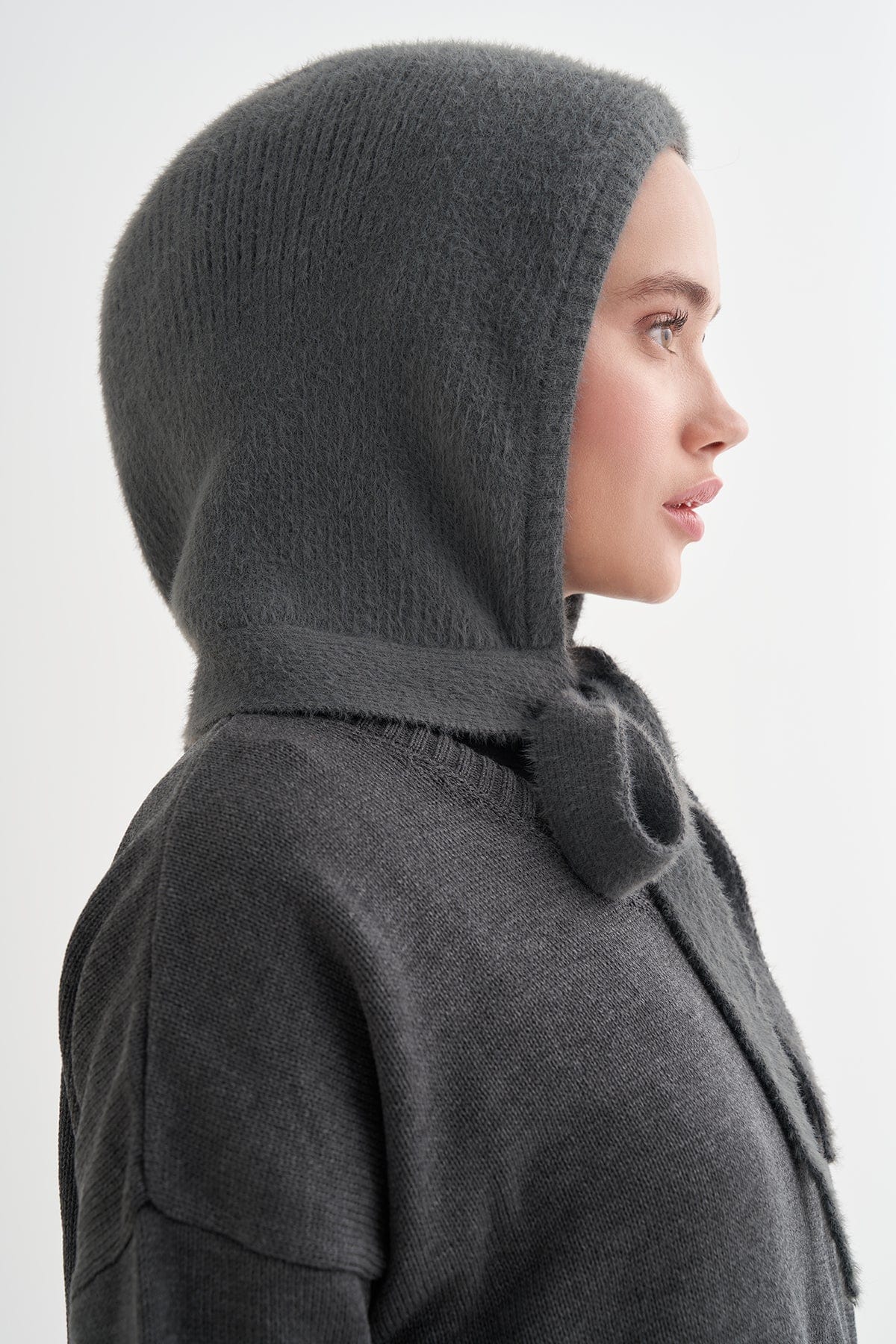 Knit Balaclava Anthracite