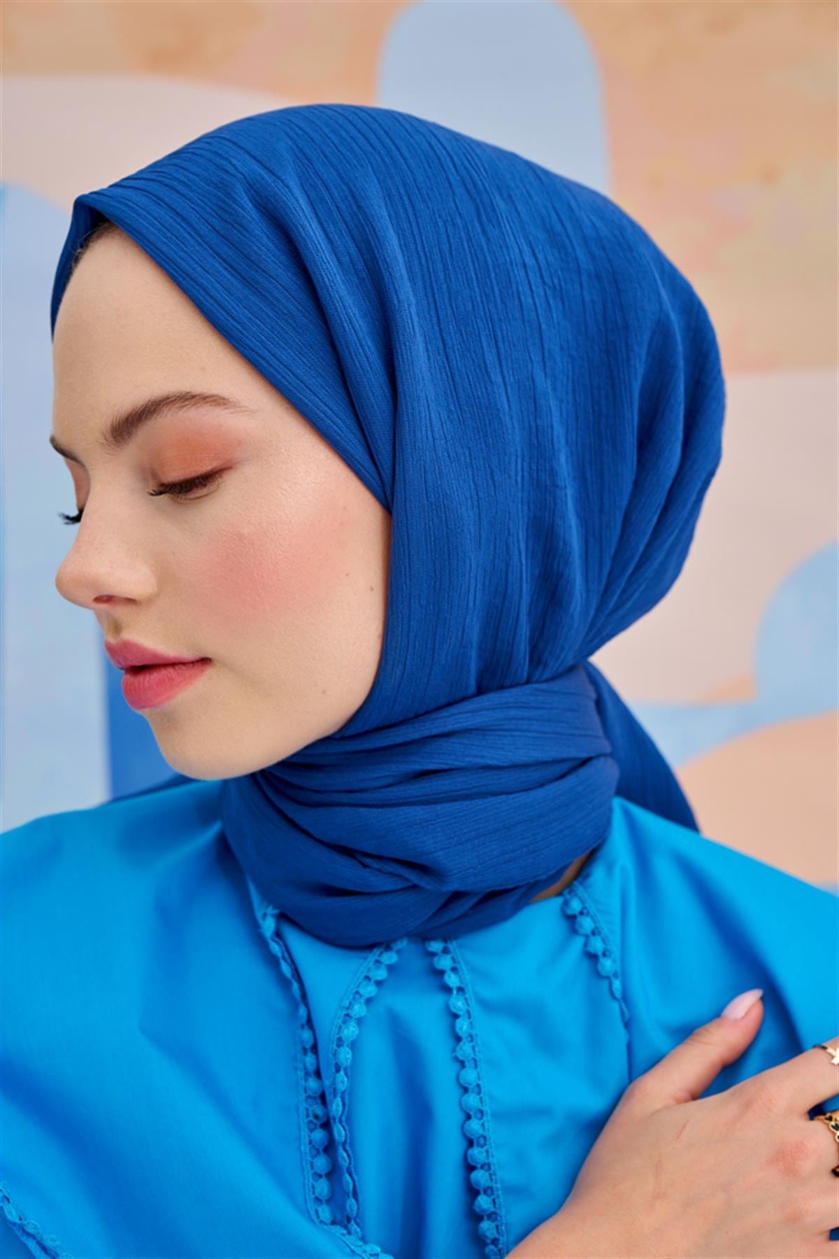 Lien Natural Weave Indigo