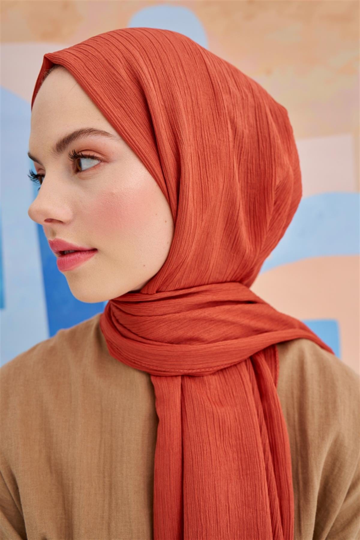 Lien Natural Weave Scarf Tile