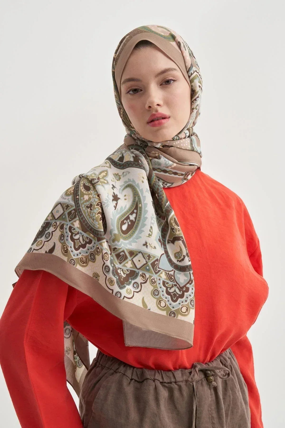 liora-nilla-cotton-scarf-cream-3355 - Carell Hijab