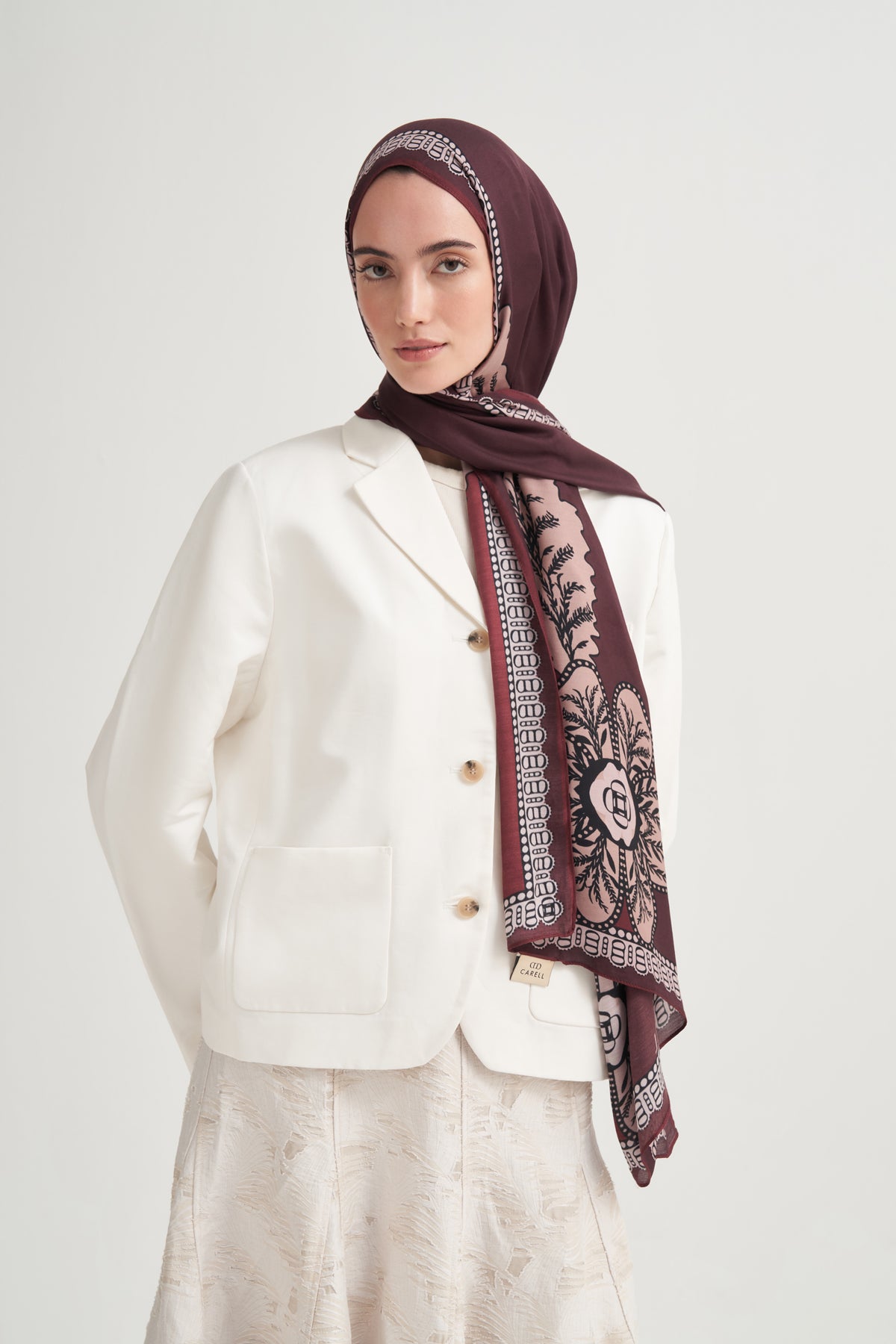 Liva Incira Viscose Scarf Black