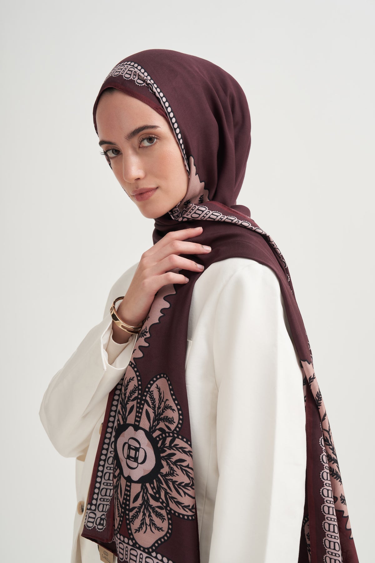 Liva Incira Viscose Scarf Black