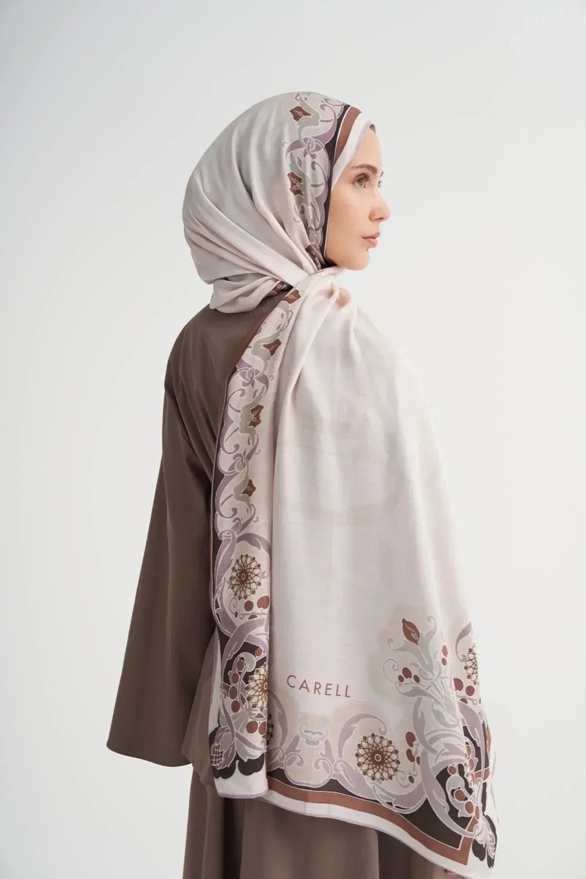 liva-incira-viscose-scarf-ecru-5084 - Carell Hijab
