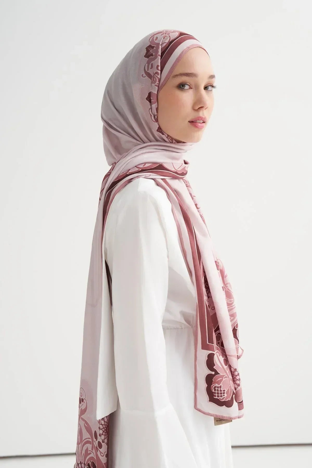 liva-incira-viscose-scarf-pink-5086 - Carell Hijab