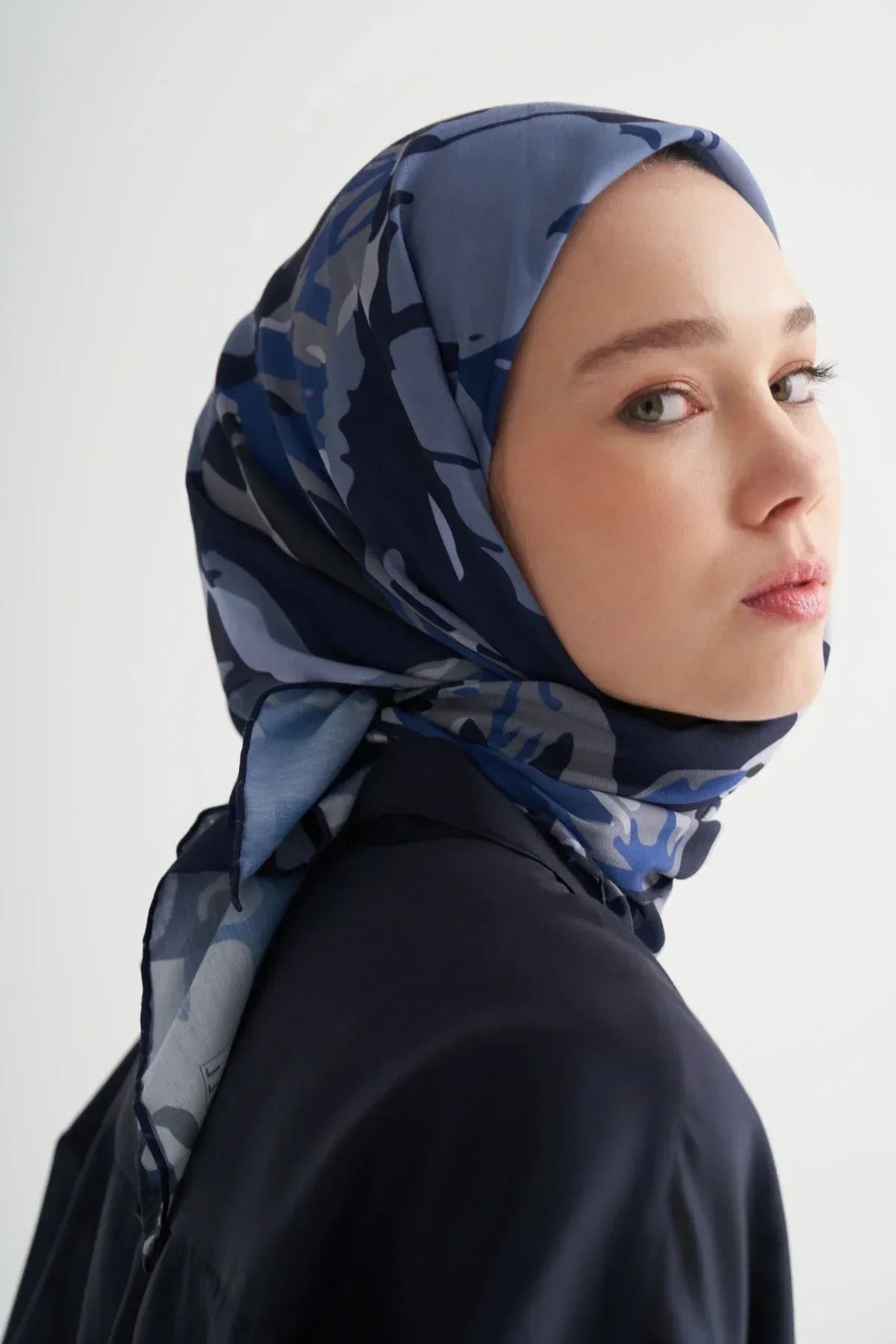 lumina-soft-scarf-blue-4919 - Carell Hijab