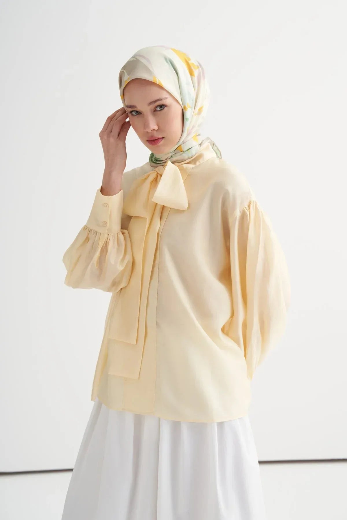 lumina-soft-scarf-yellow-4951 - Carell Hijab