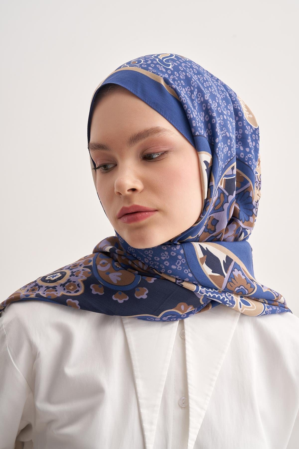 Lune Vela Viscose Scarf Violet