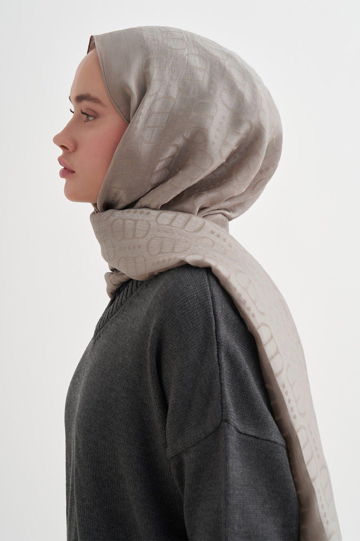 luxe-pattern-liora-cotton-scarf-ash-grey-5104 - Carell Hijab